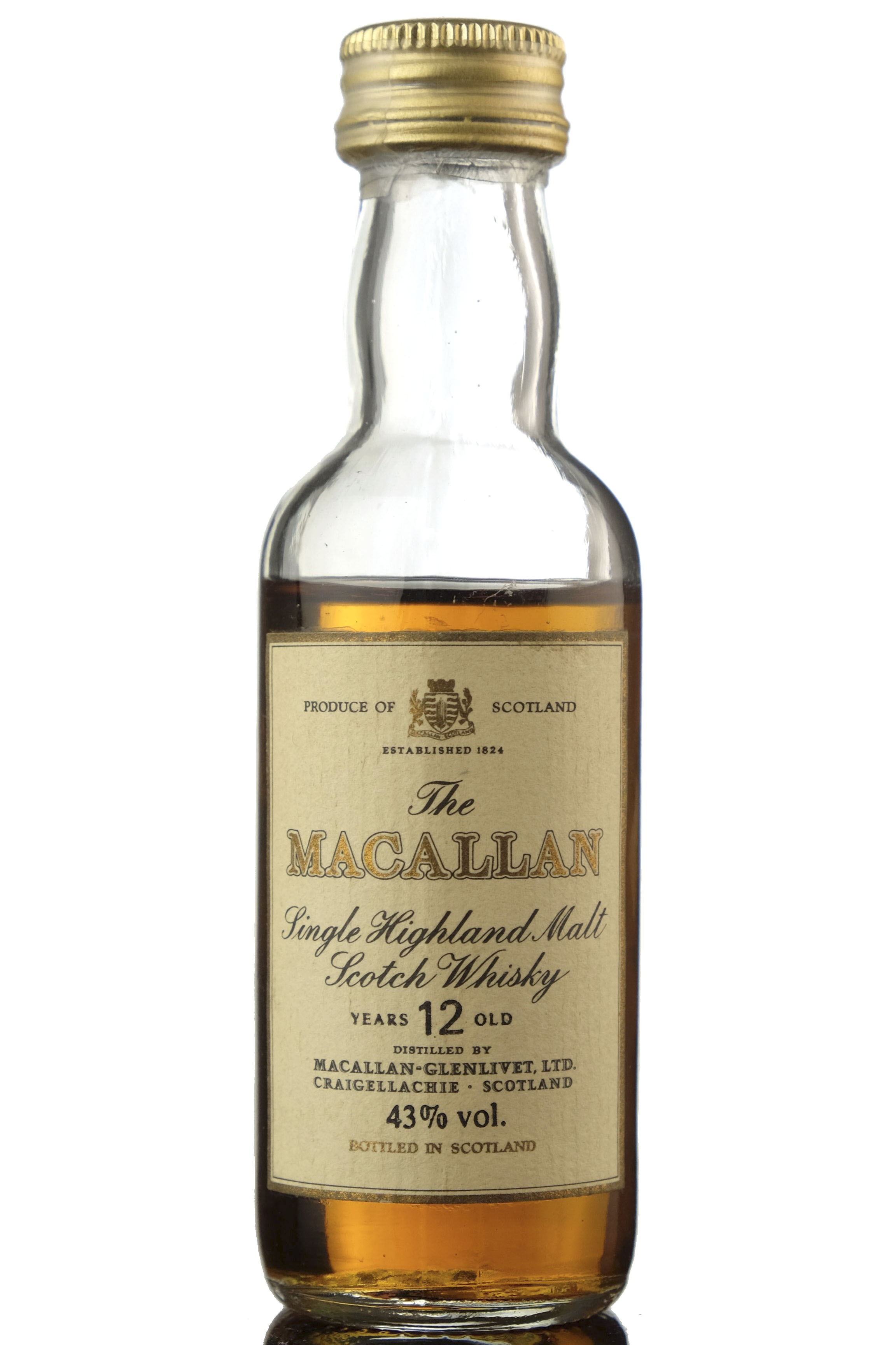 Macallan 12 Year Old Miniature