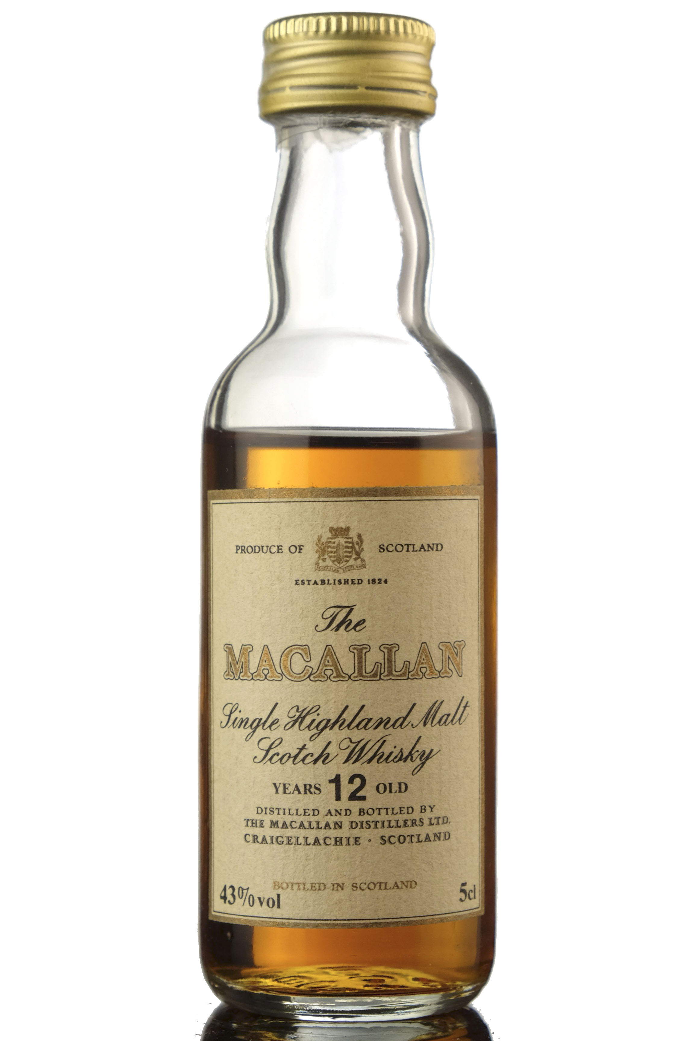 Macallan 12 Year Old Miniature