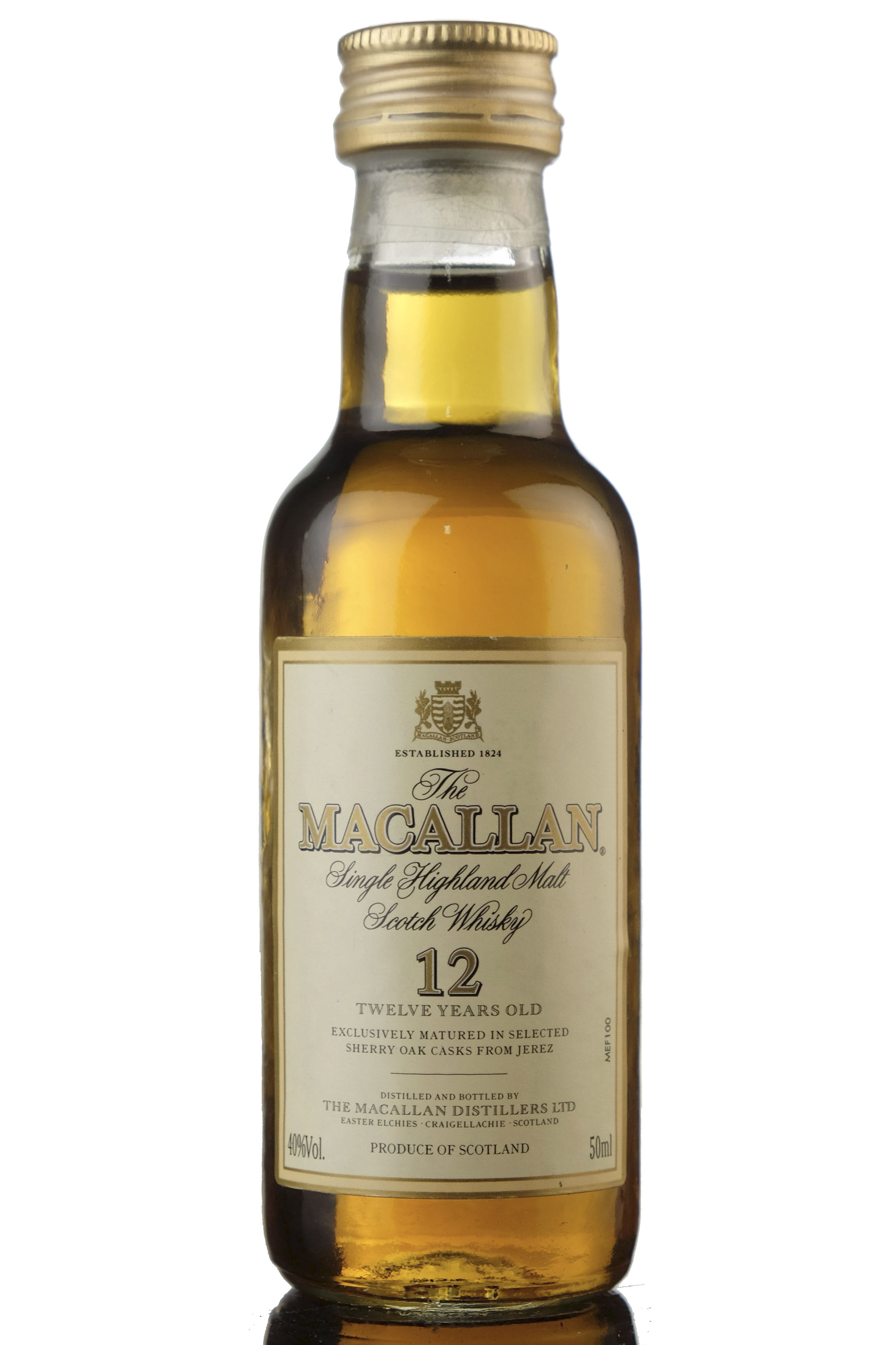 Macallan 12 Year Old Miniature