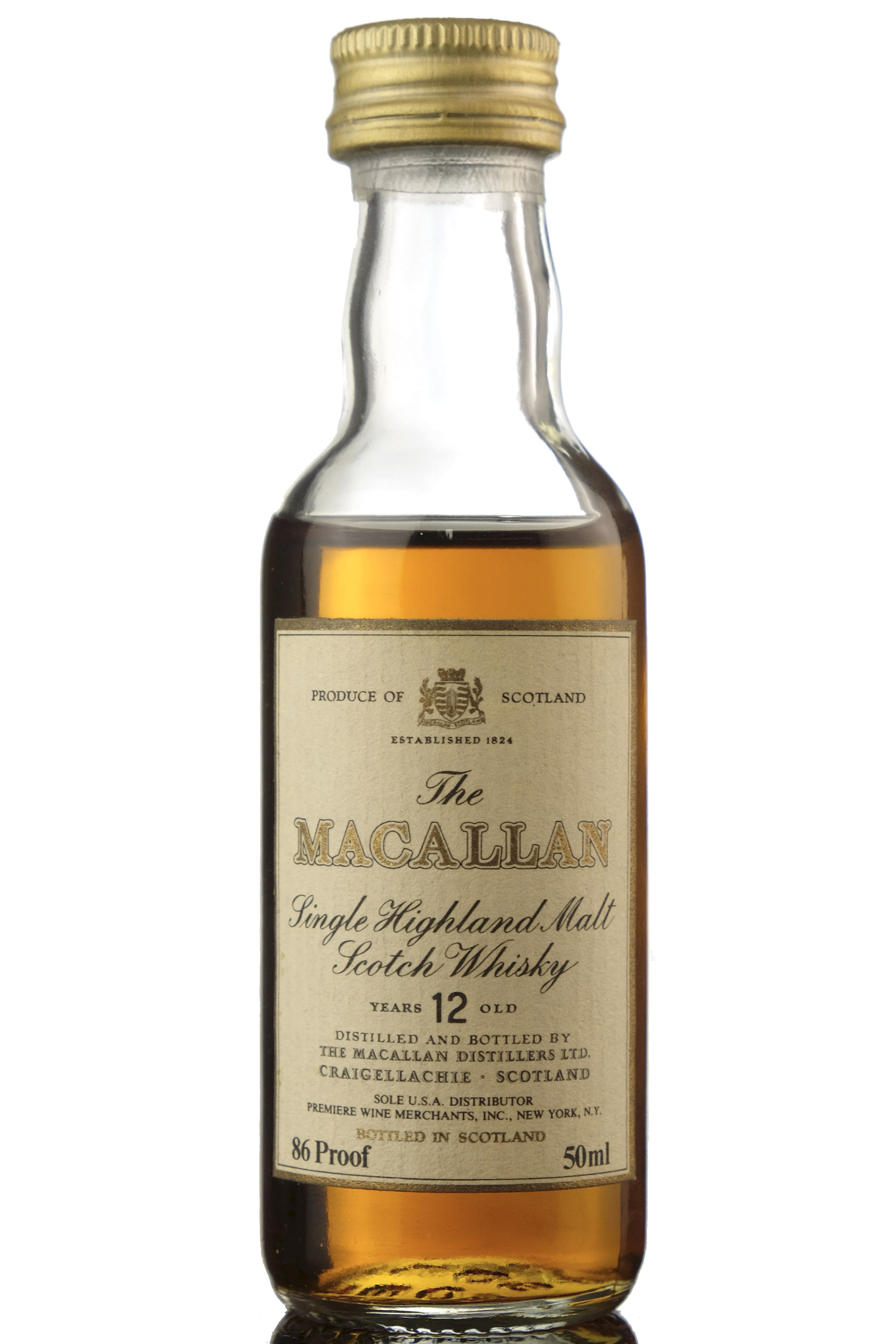 Macallan 12 Year Old Miniature