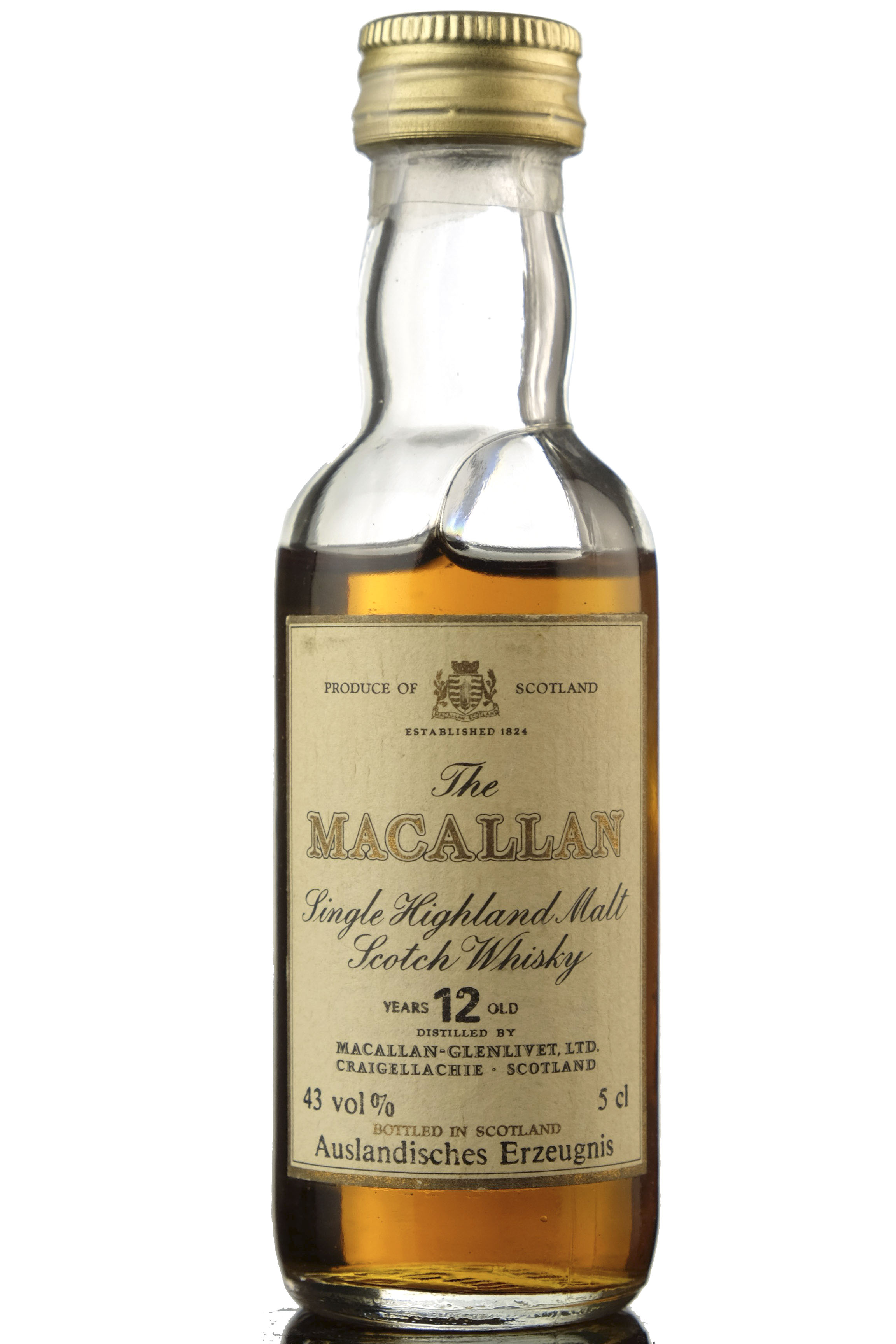 Macallan 12 Year Old Miniature