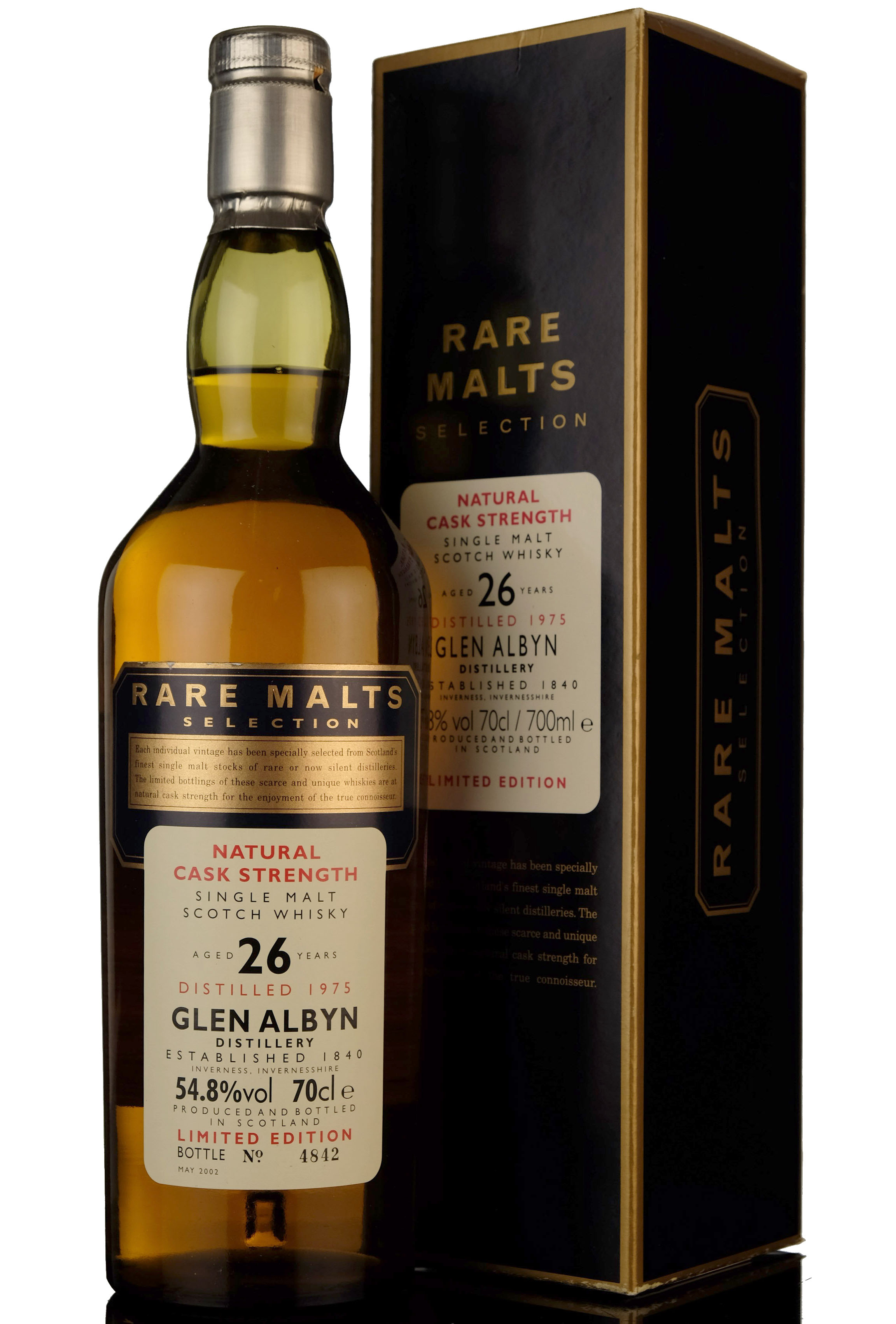 Glen Albyn 1975-2002 - 26 Year Old - Rare Malts 54.8%