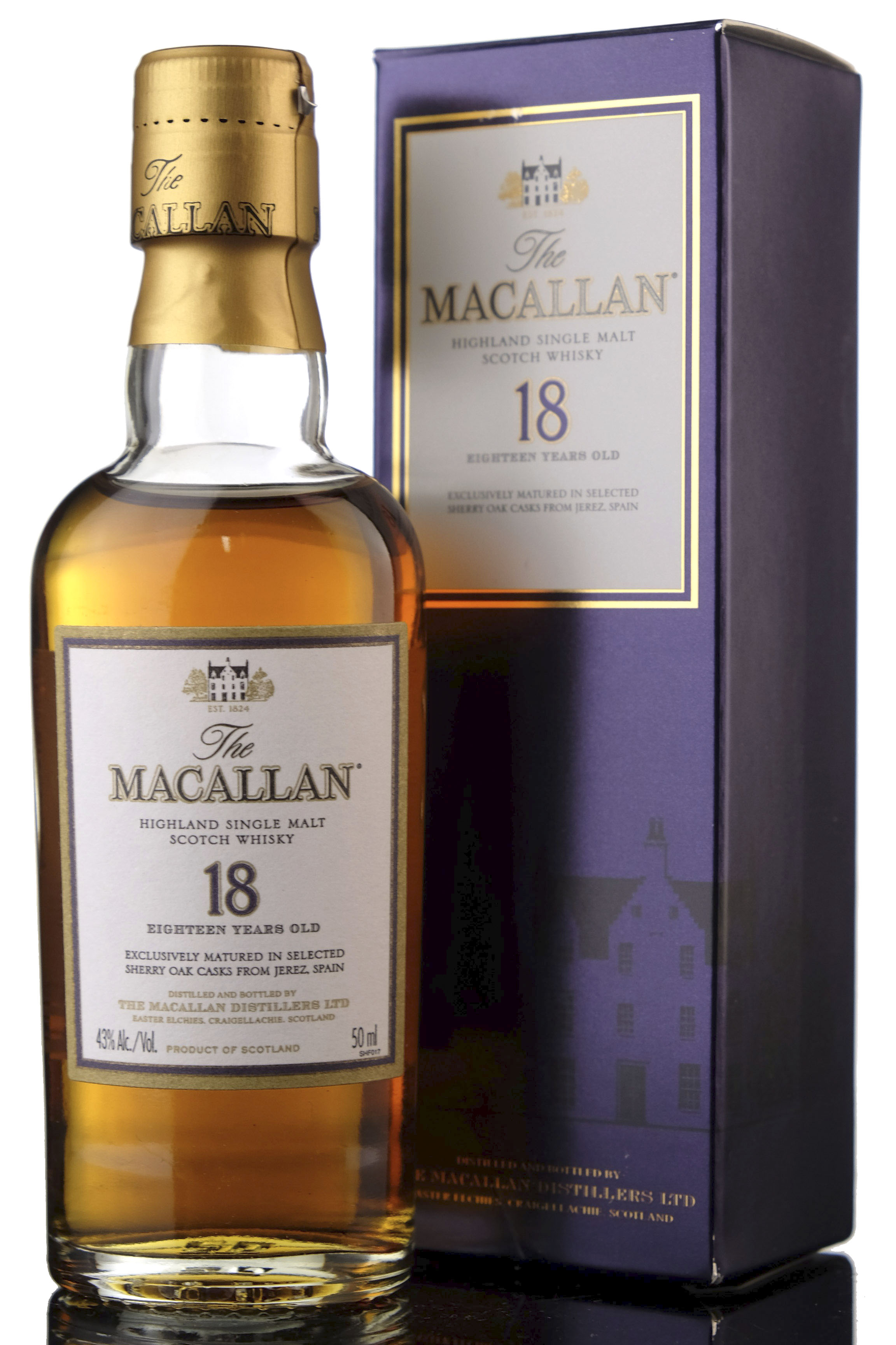 Macallan 18 Year Old Miniature