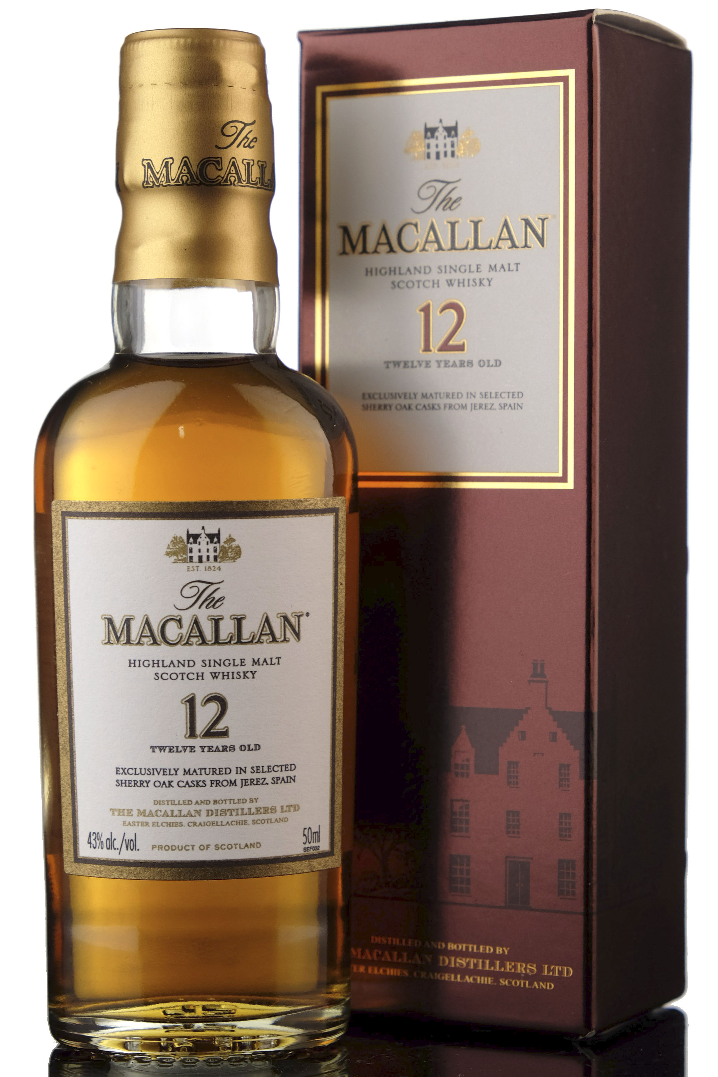 Macallan 12 Year Old Miniature