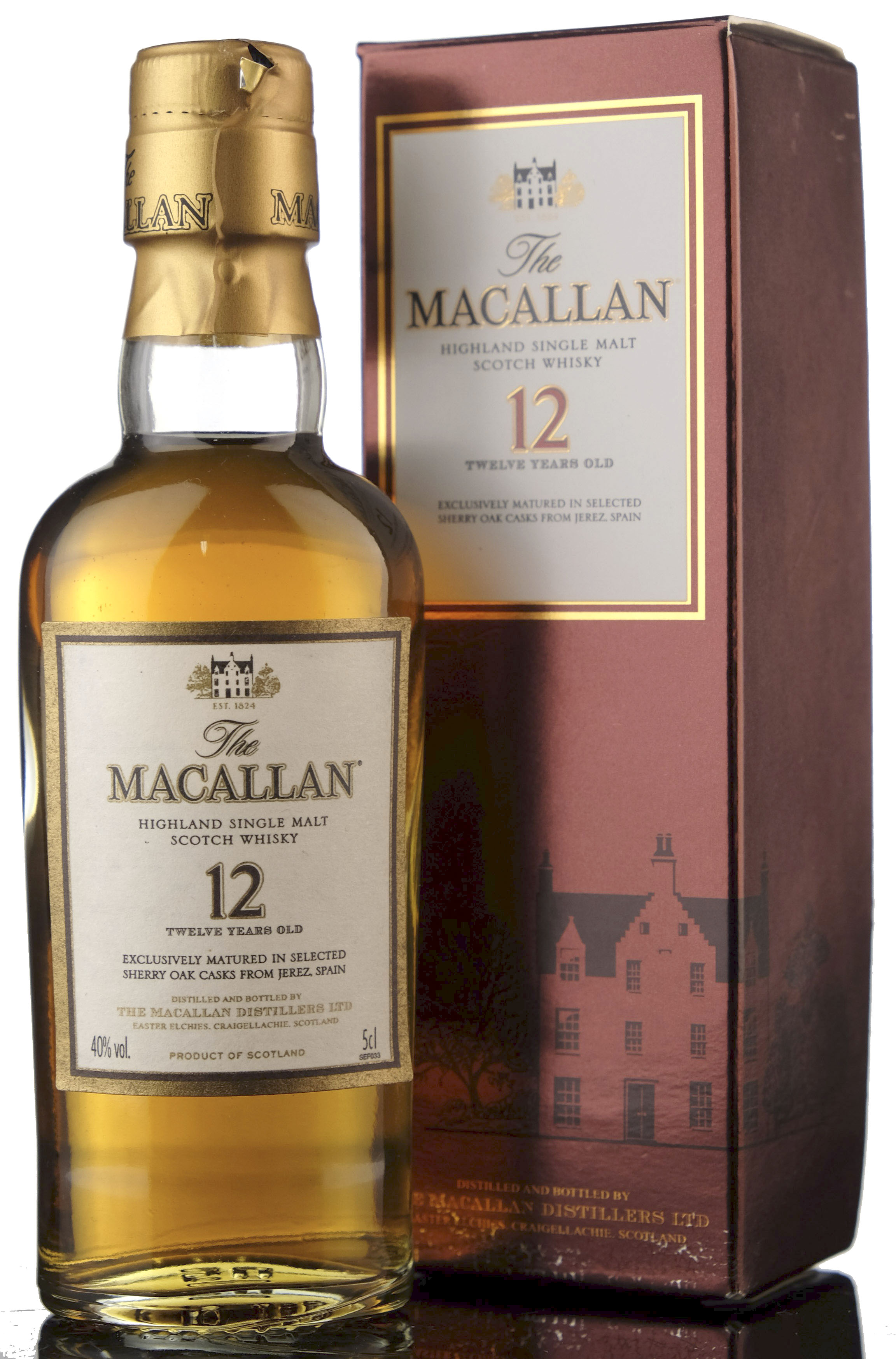 Macallan 12 Year Old Miniature