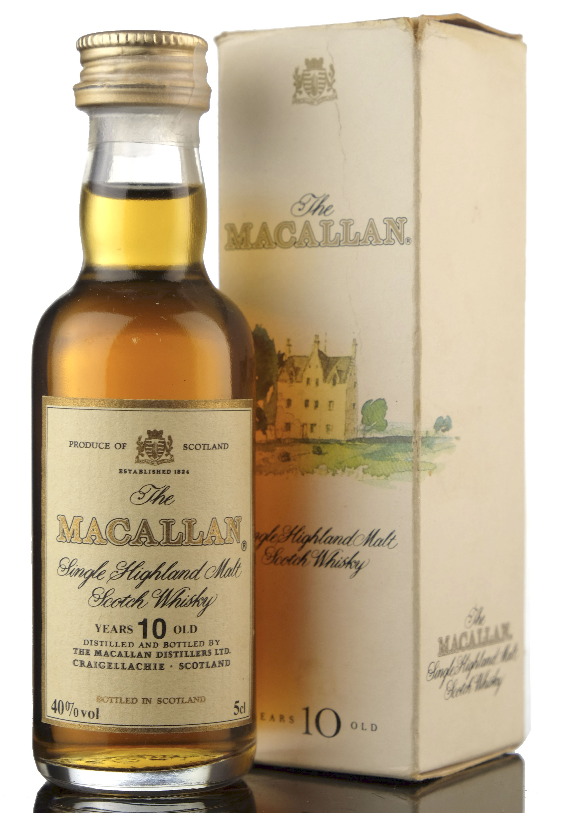 Macallan 10 Year Old Miniature