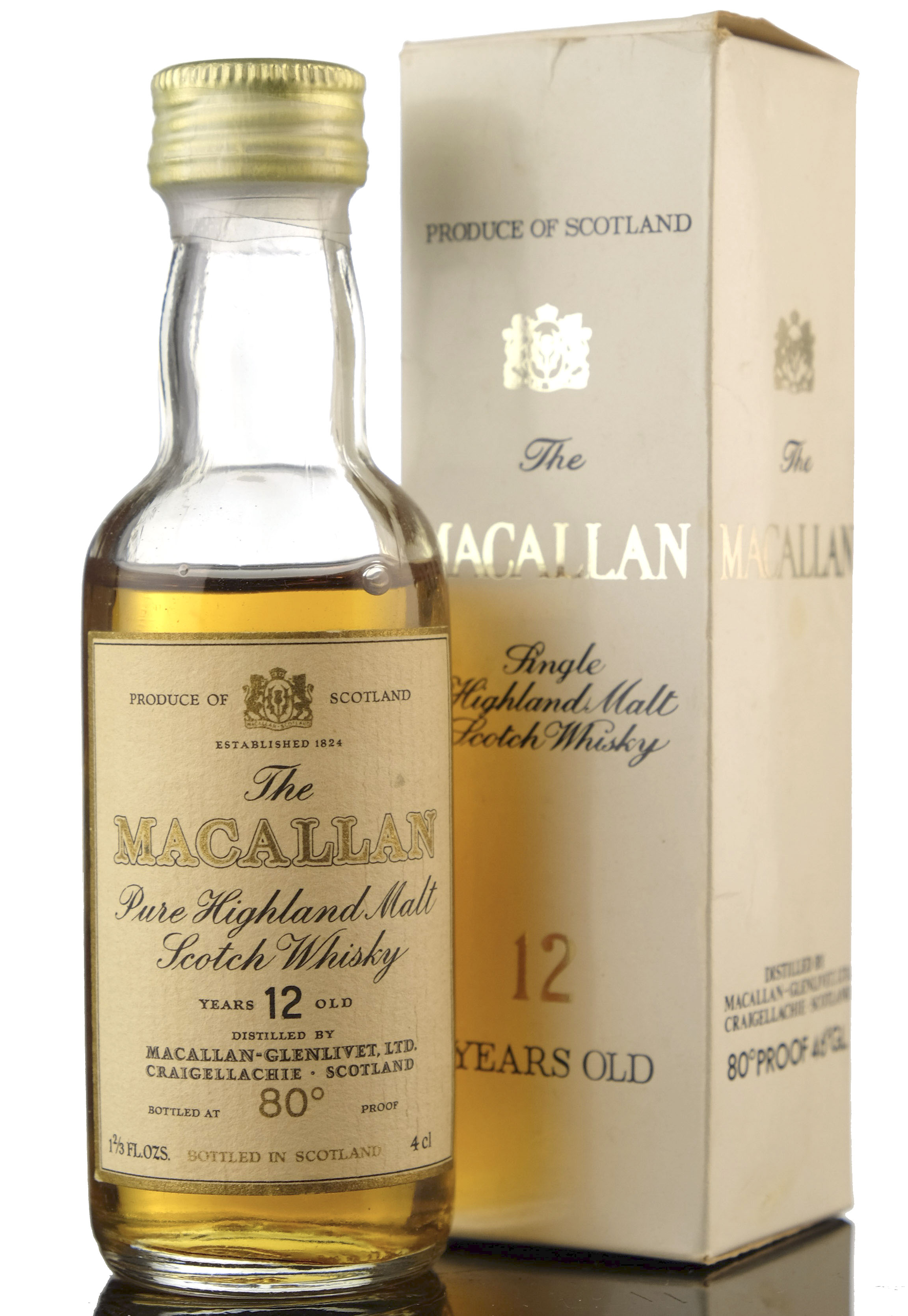 Macallan 12 Year Old Miniature