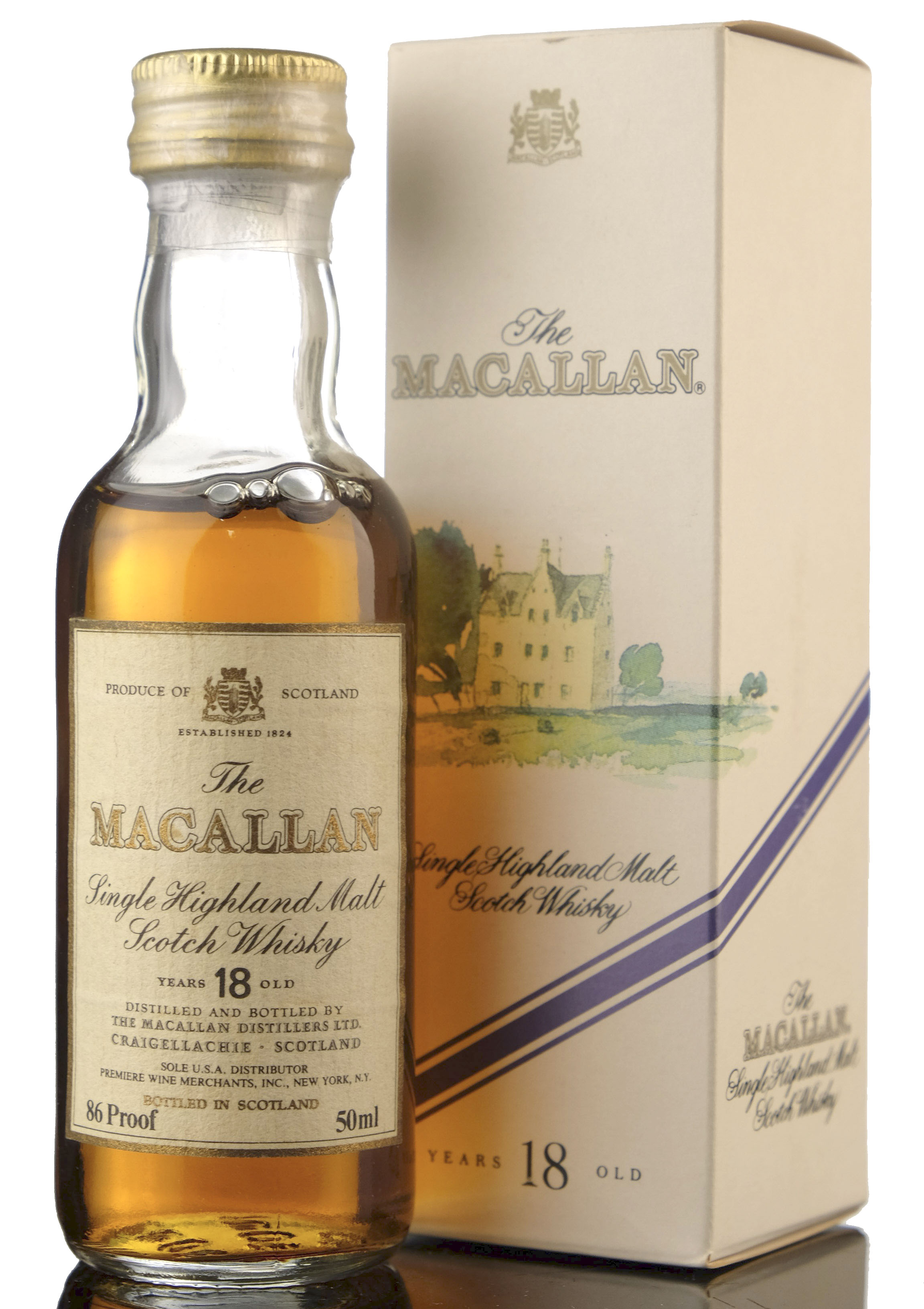 Macallan 18 Year Old Miniature