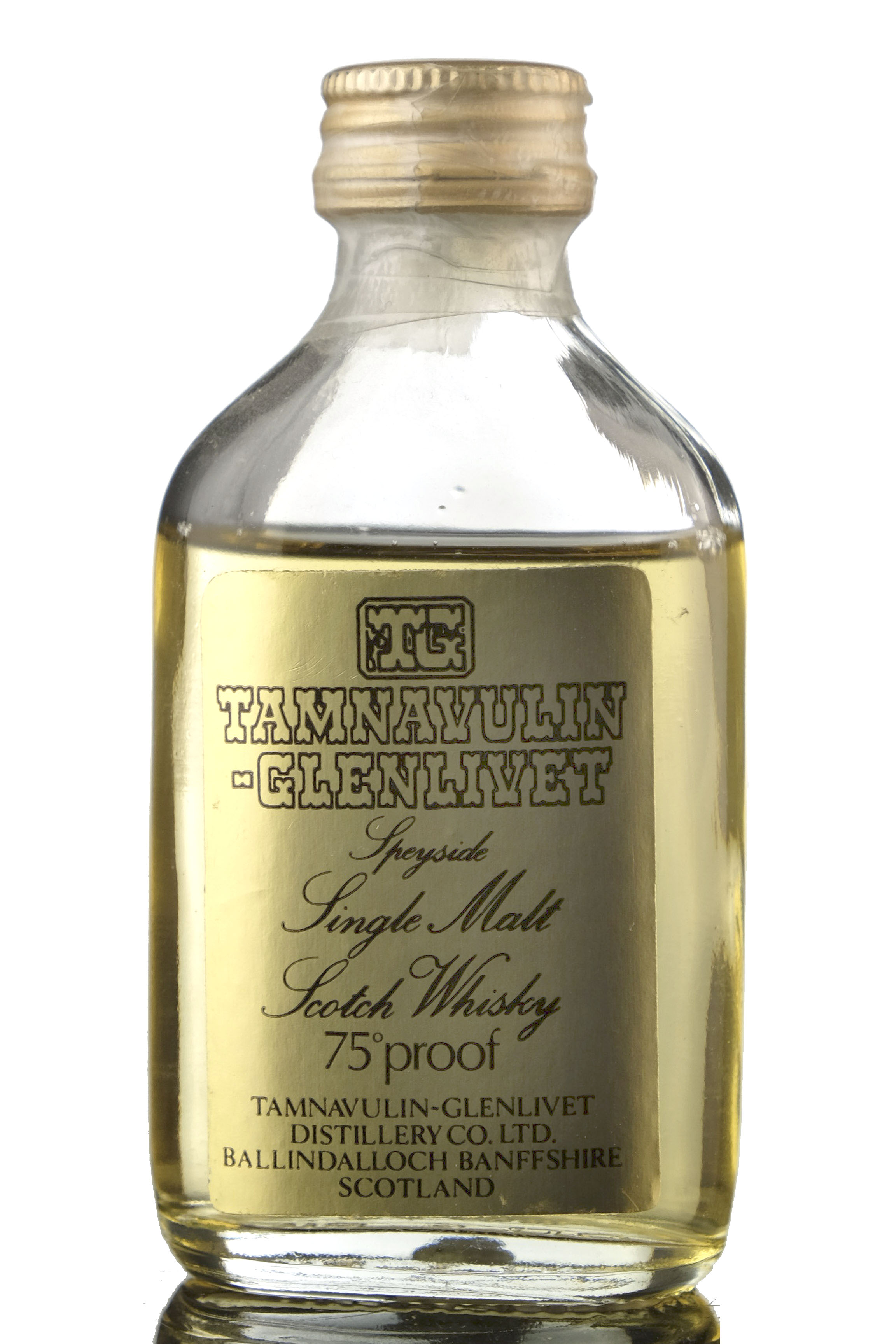 Tamnavulin-Glenlivet 75 Proof Miniature