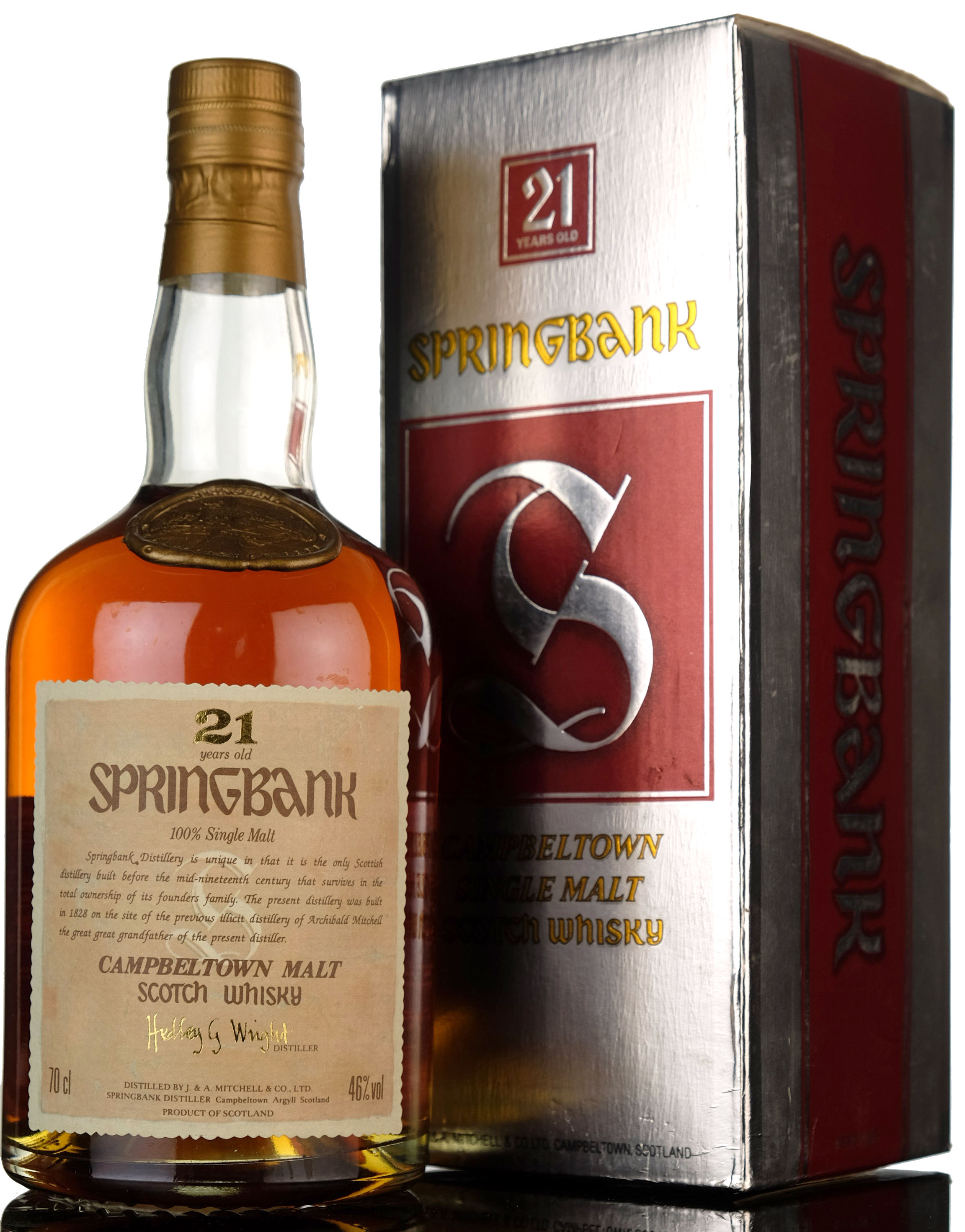 Springbank 21 Year Old - 1990s - Hedley G Wright
