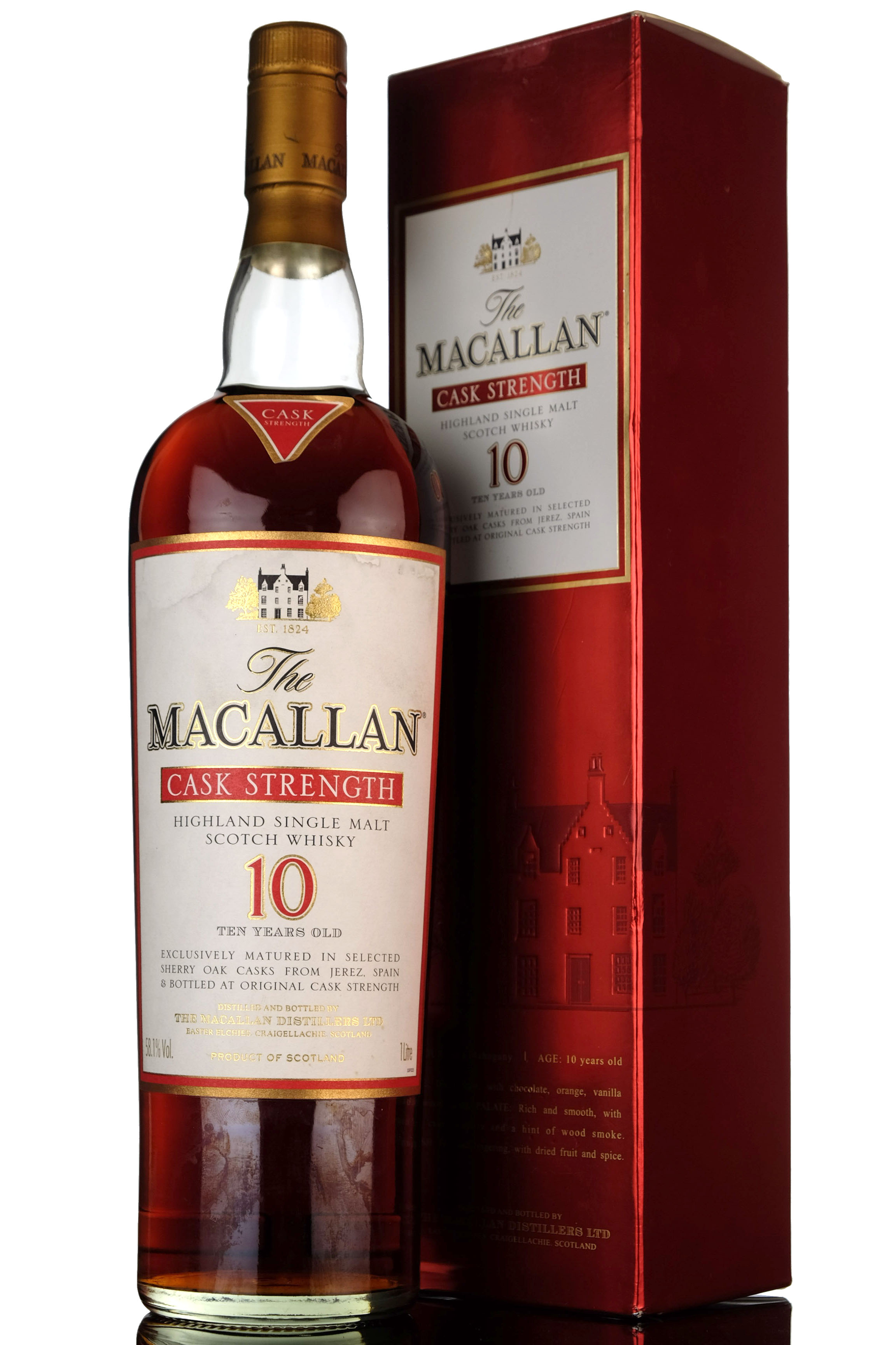 Macallan 10 Year Old - Cask Strength - 1 Litre