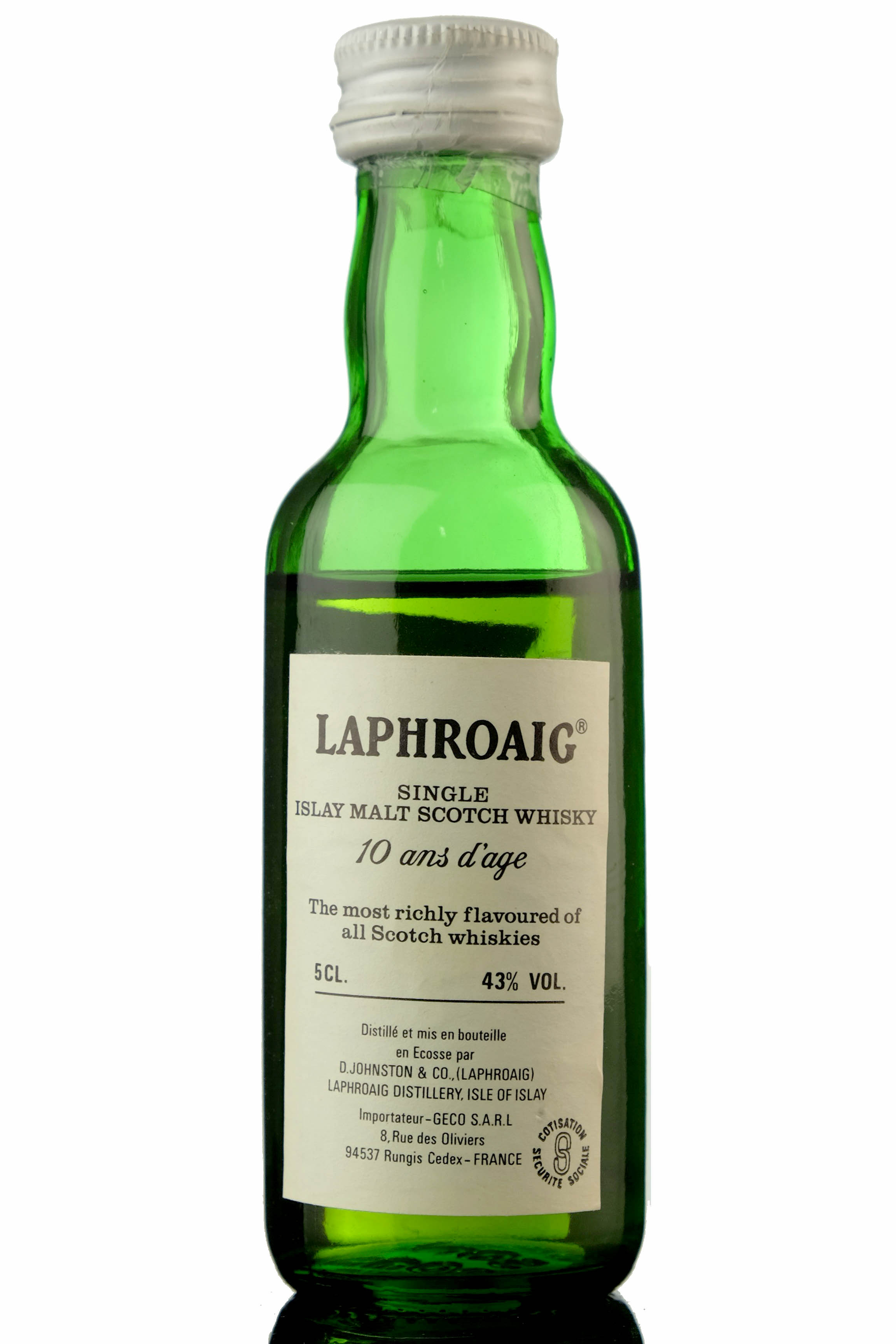 Laphroaig 10 Year Old Unblended Miniature