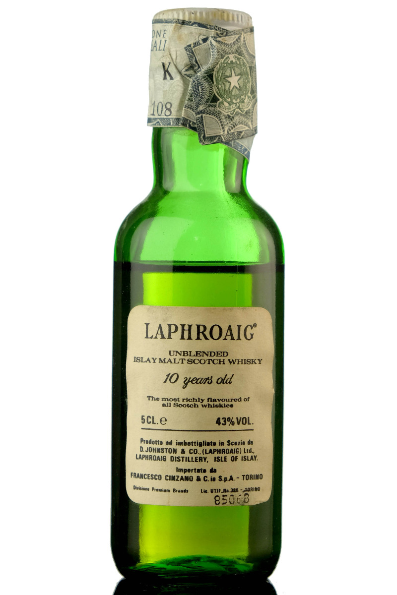 Laphroaig 10 Year Old Unblended Miniature