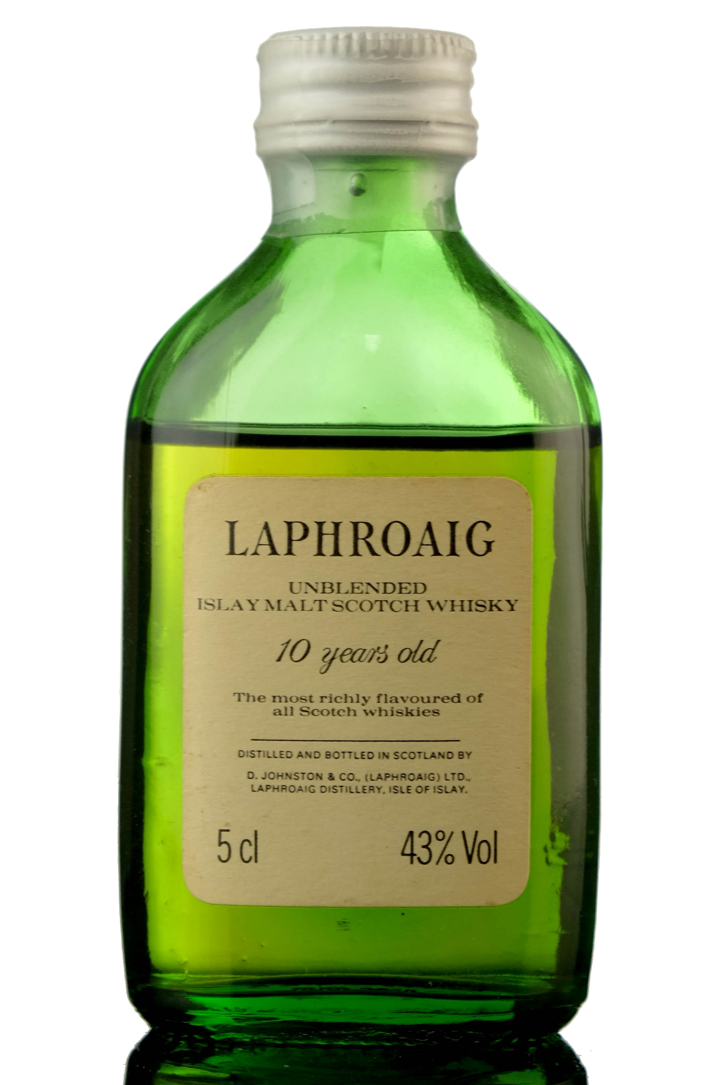 Laphroaig 10 Year Old Unblended Miniature