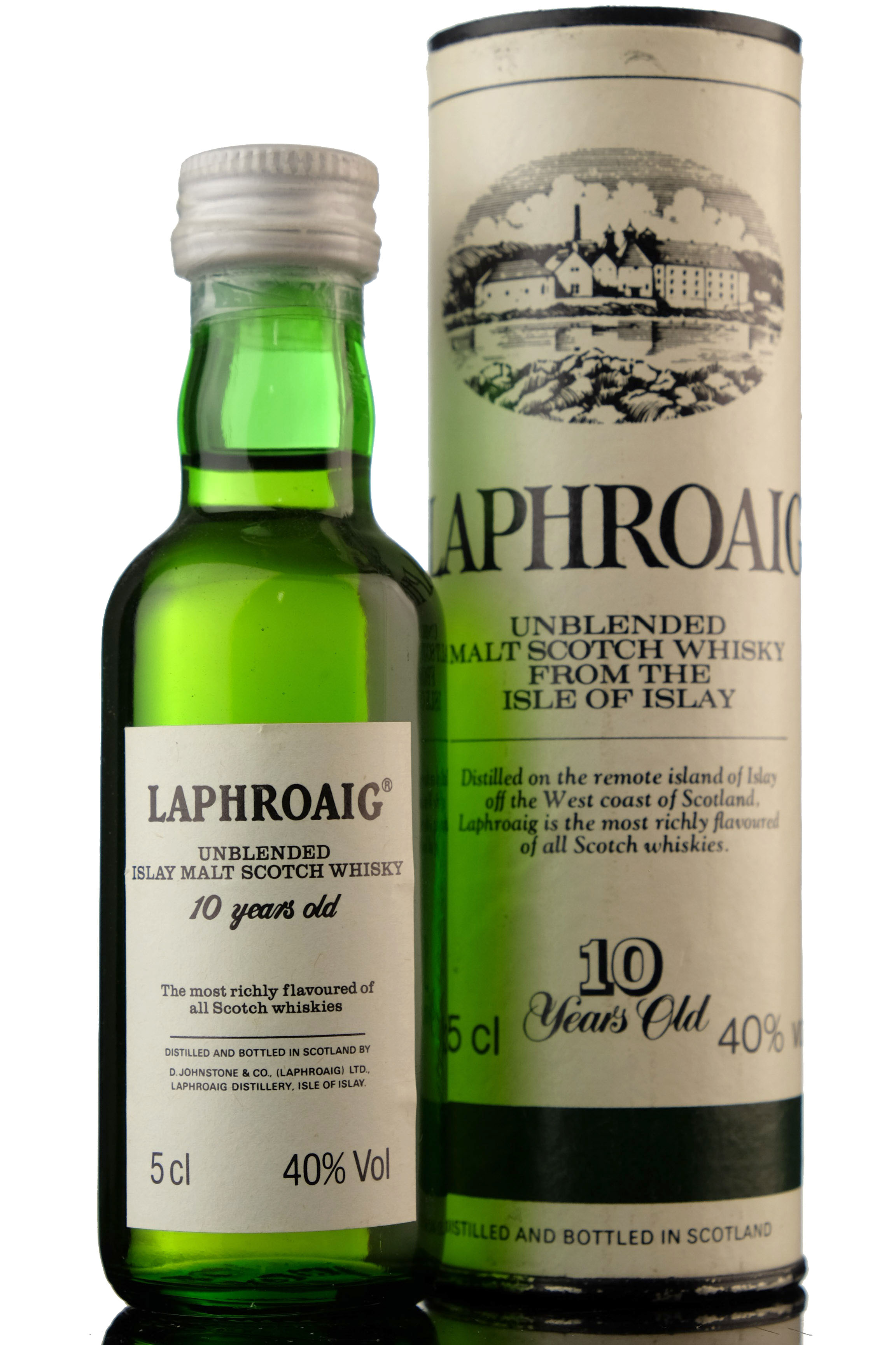 Laphroaig 10 Year Old Unblended Miniature