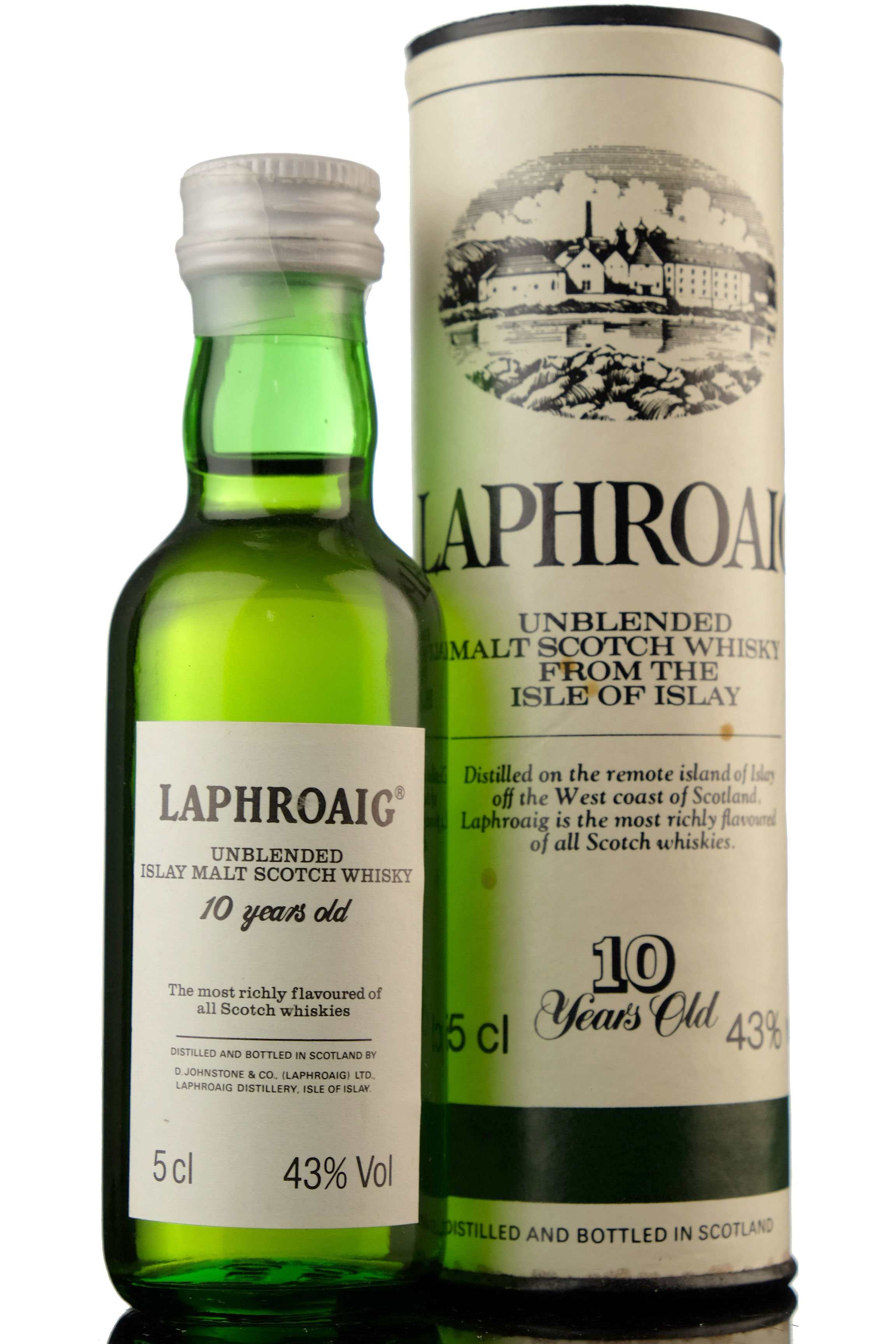 Laphroaig 10 Year Old Unblended Miniature