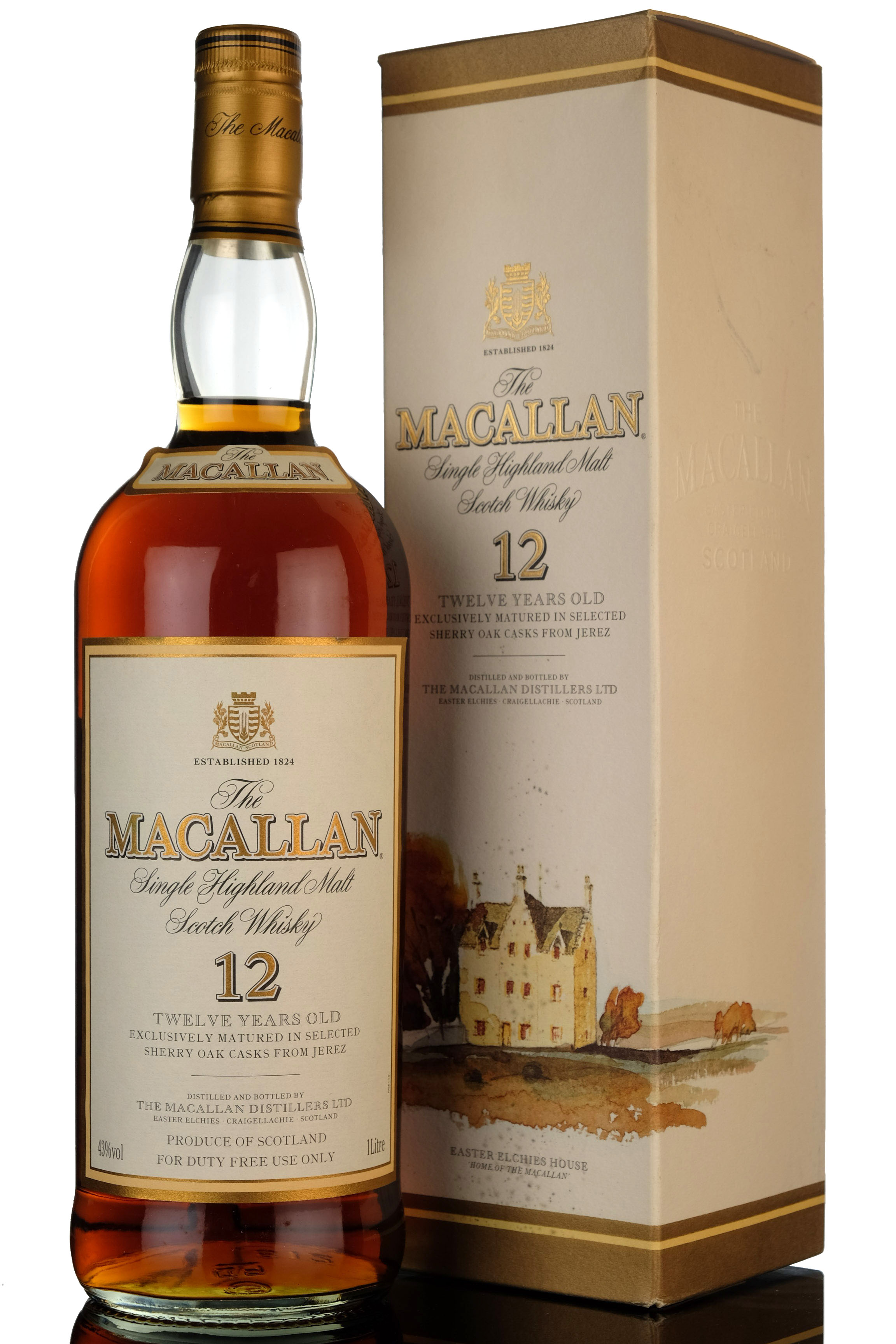 Macallan 12 Year Old - Sherry Cask - Early 2000s - 1 Litre