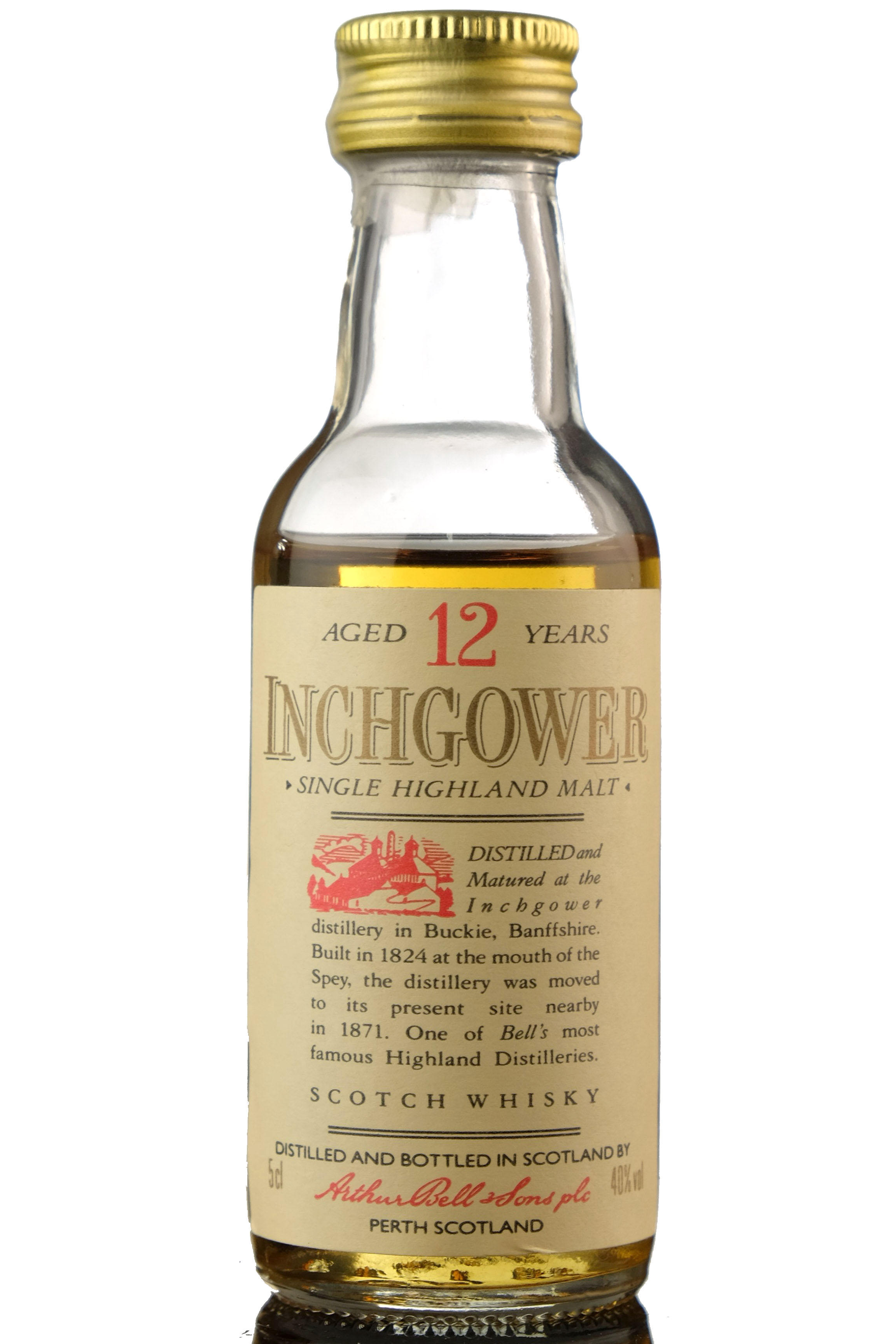 Inchgower 12 Year Old Miniature