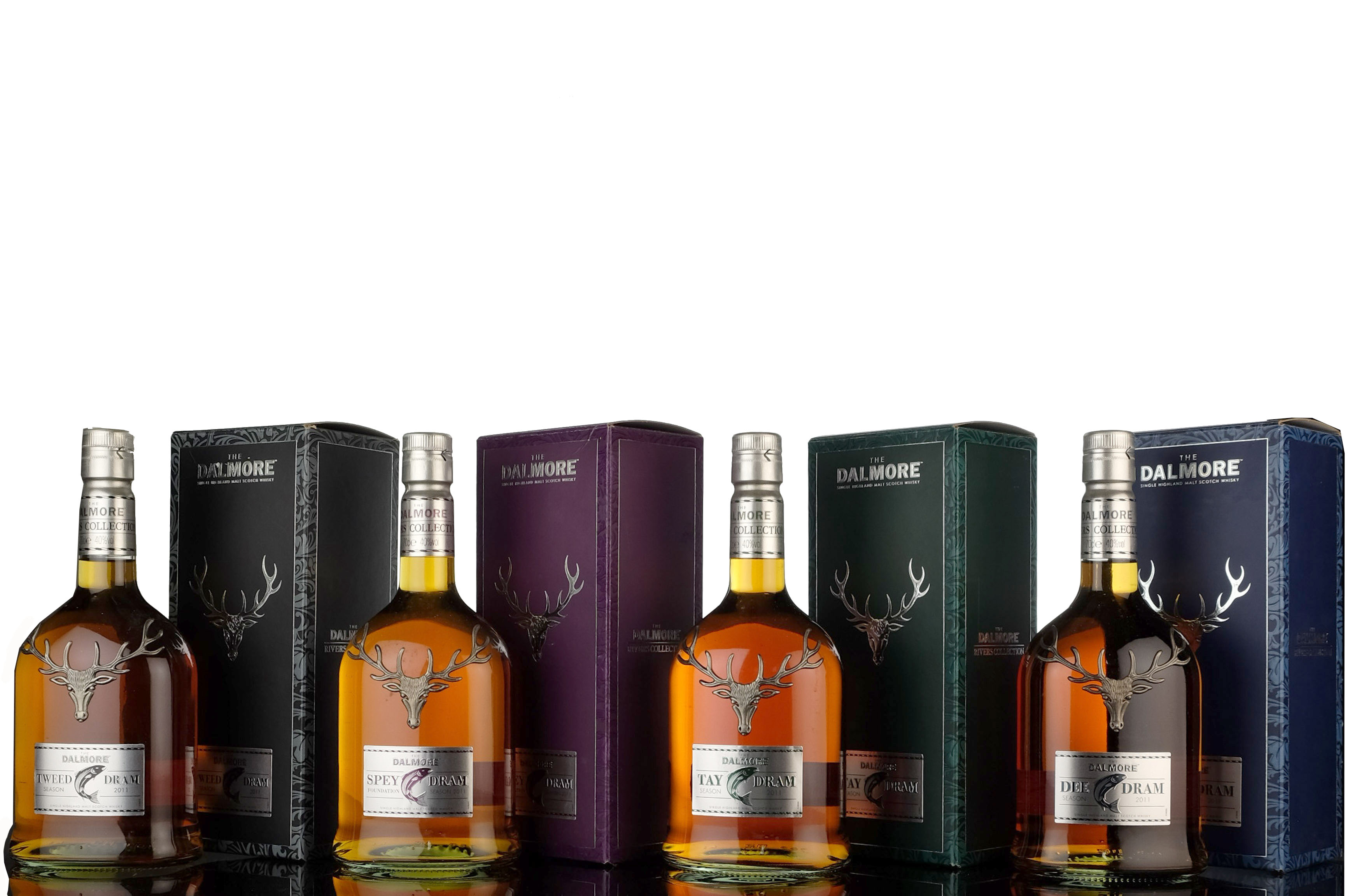 Dalmore River Series - Dee, Spey, Tay and Tweed Drams