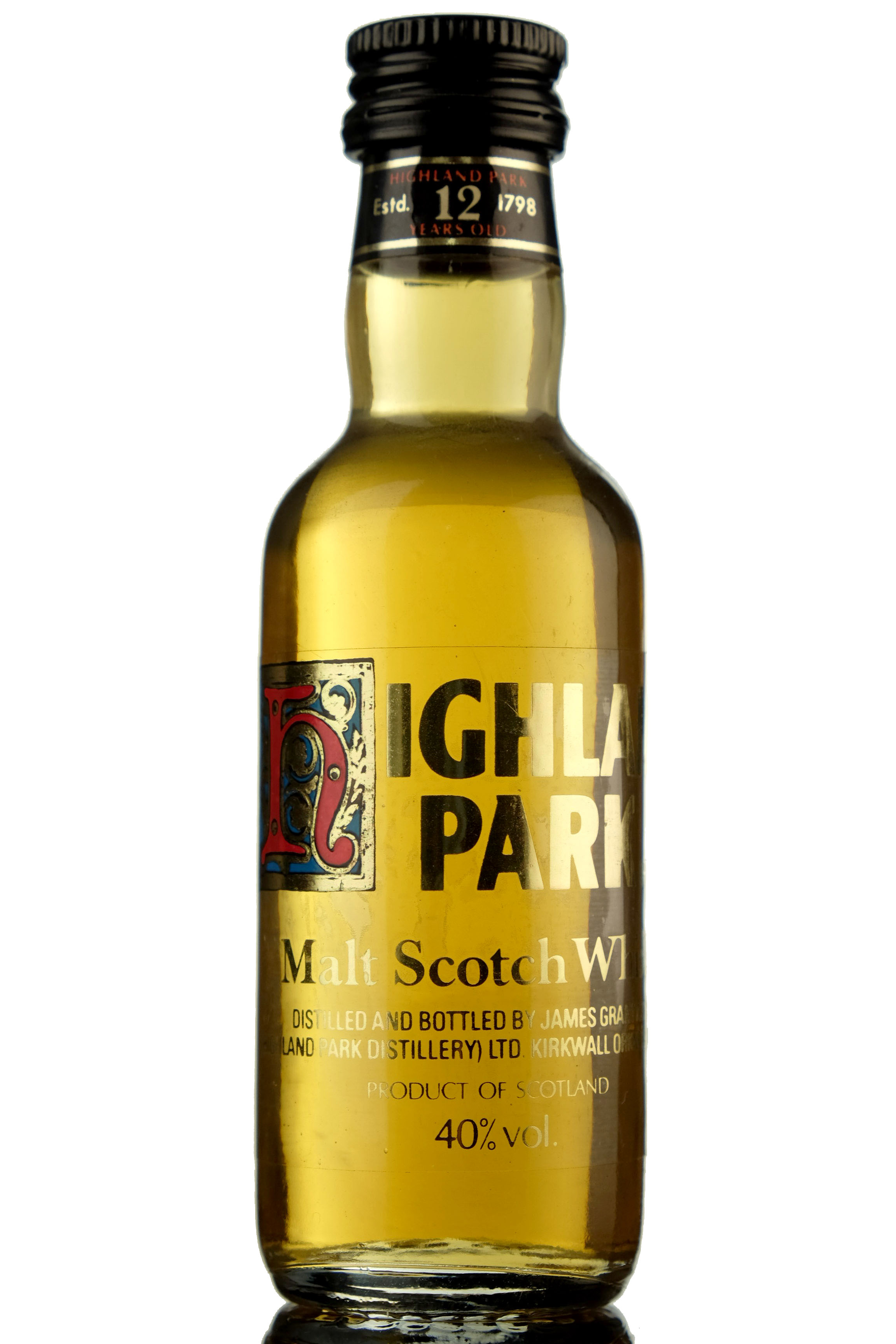 Highland Park 12 Year Old Miniature