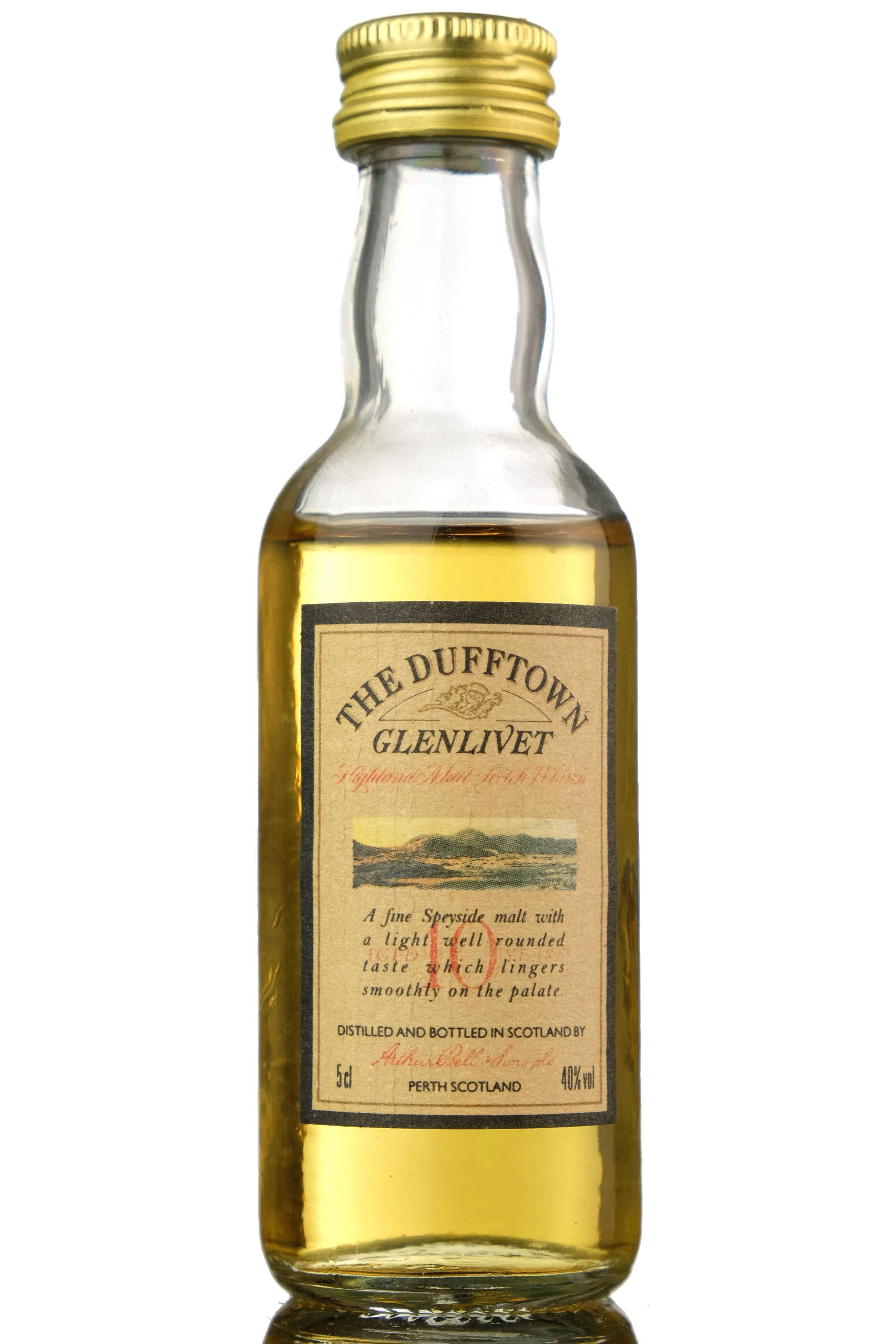 Dufftown-Glenlivet 10 Year Old Miniature