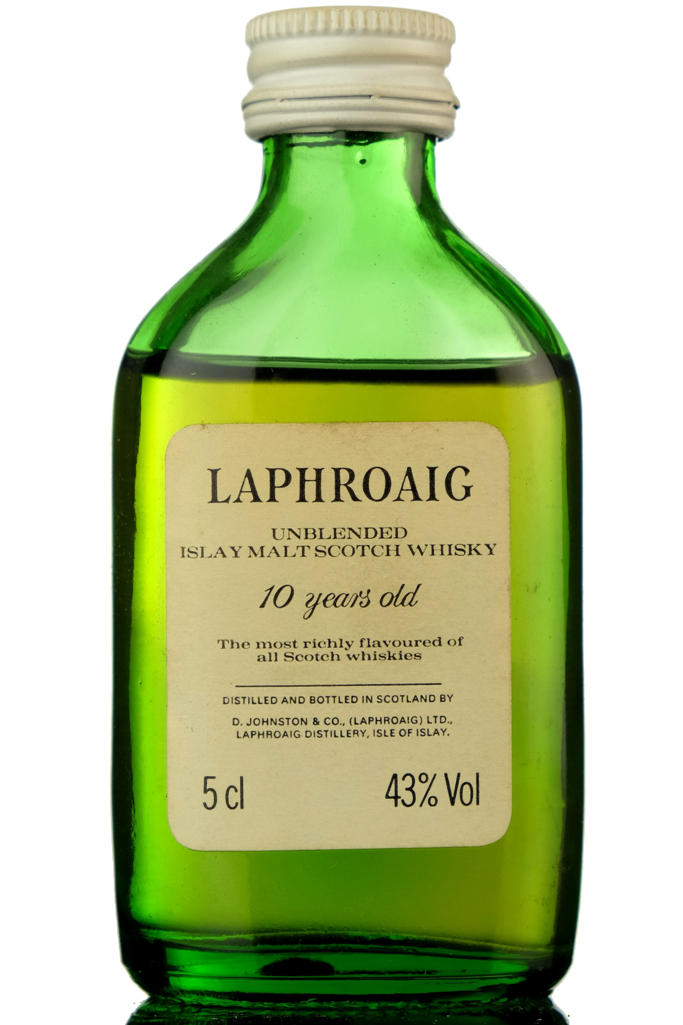 Laphroaig 10 Year Old Unblended Miniature