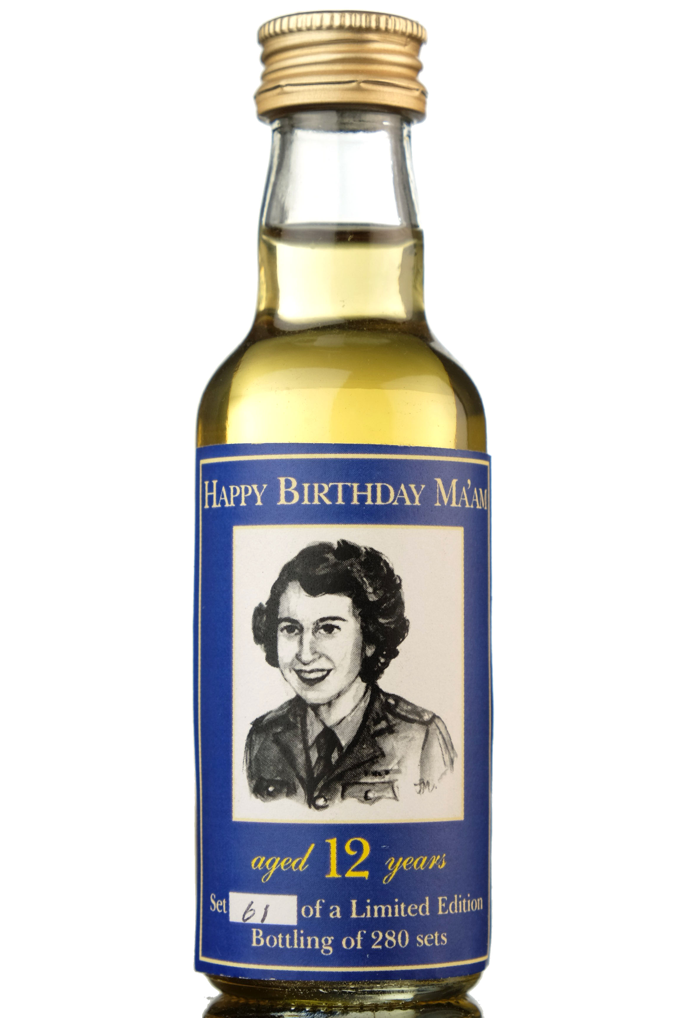 Happy Birthday Maam 12 Year Old - The Whisky Connoisseur Miniature