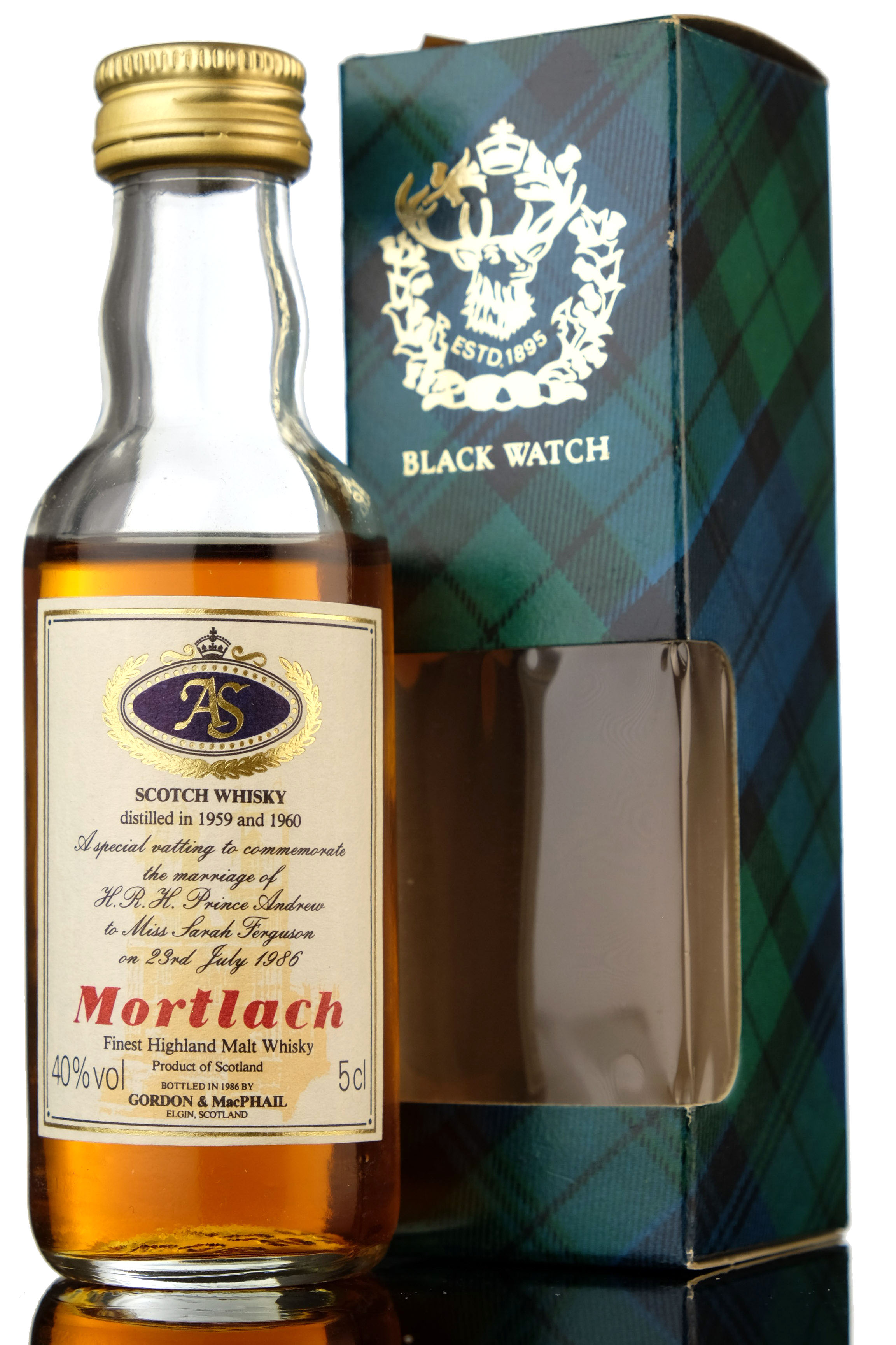 Mortlach Royal Marriage 1959 & 1960 - Gordon & MacPhail Miniature