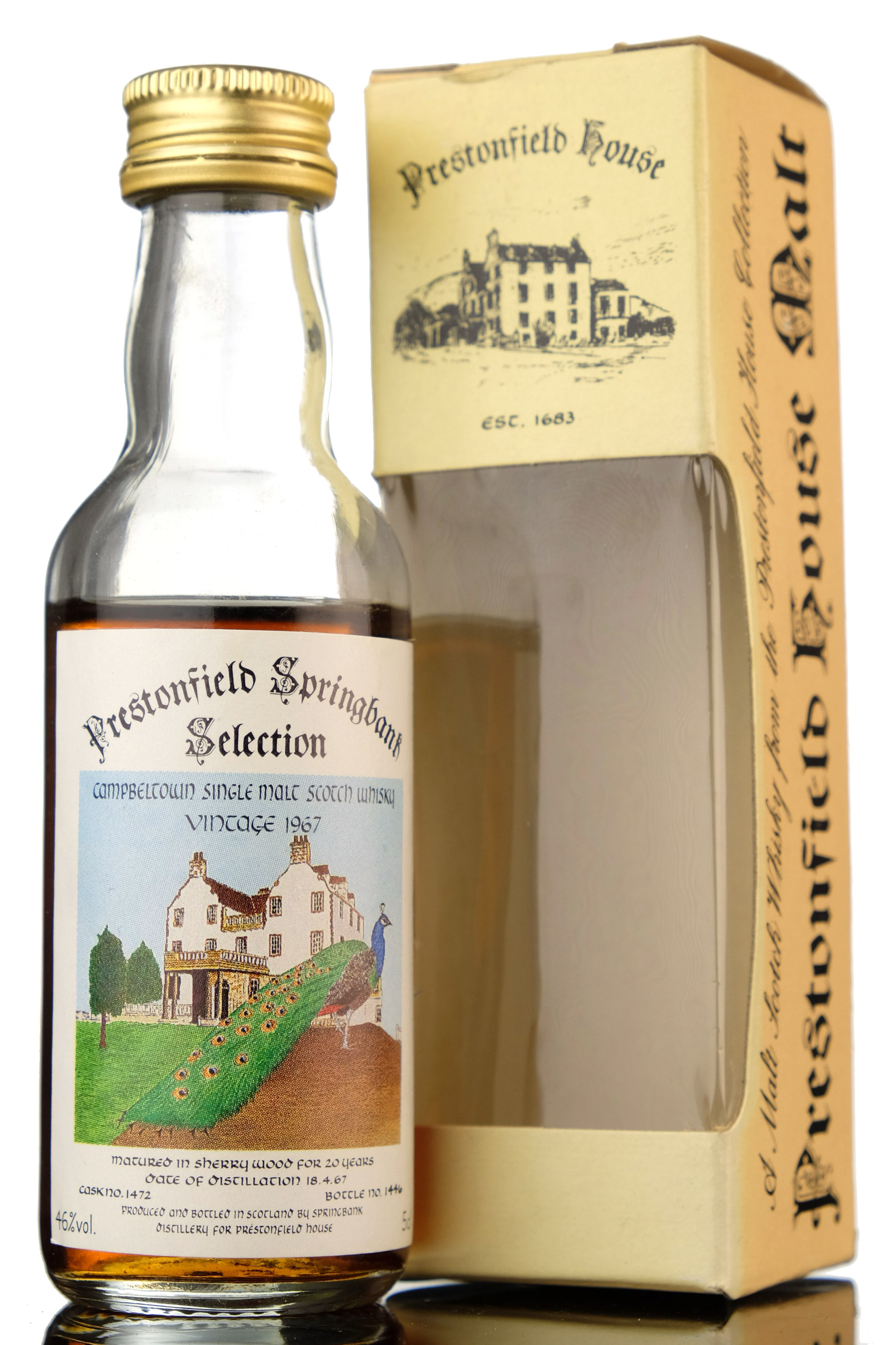 Springbank 1967 - 20 Year Old - Prestonfield Selection Miniature