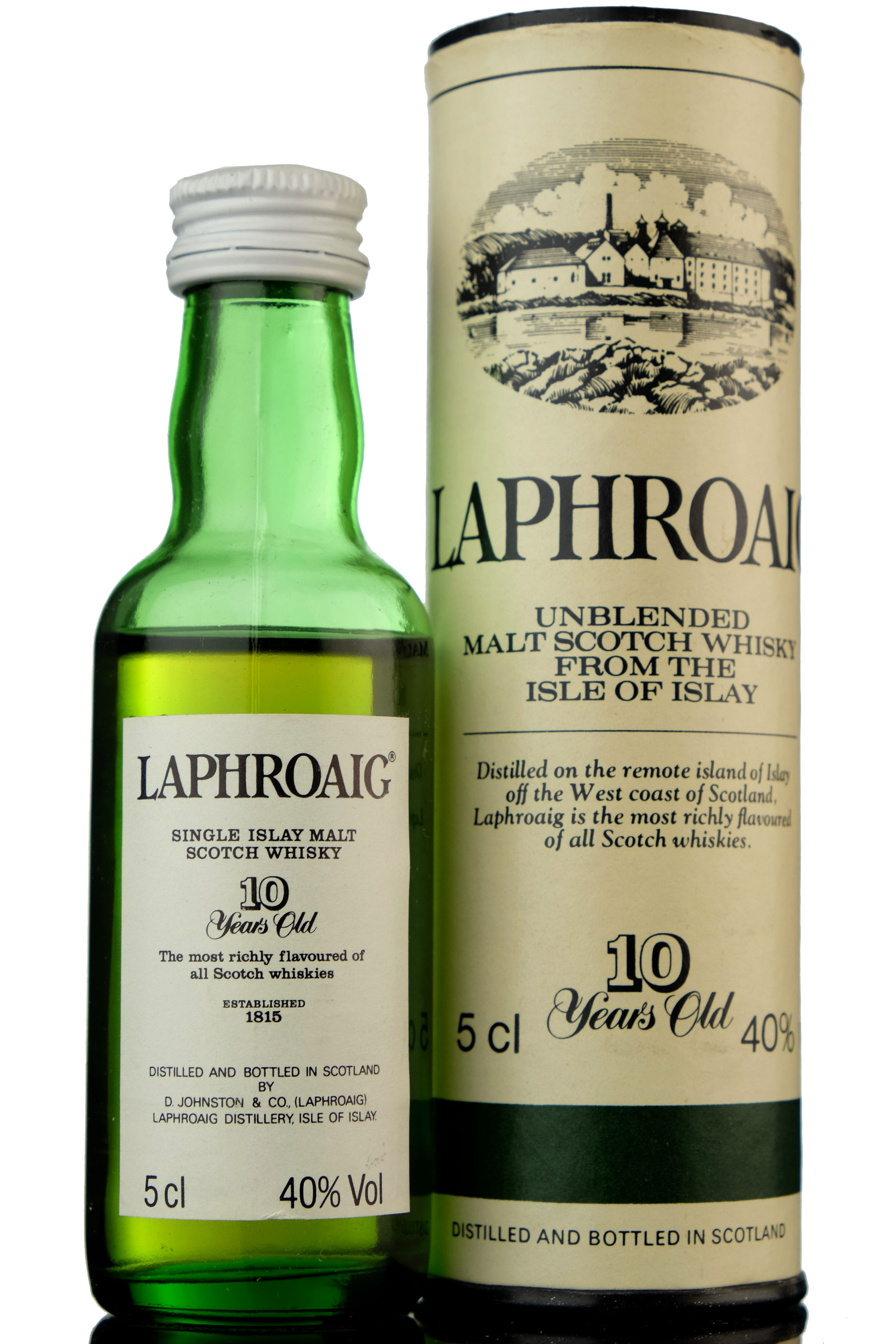 Laphroaig 10 Year Old Unblended Miniature