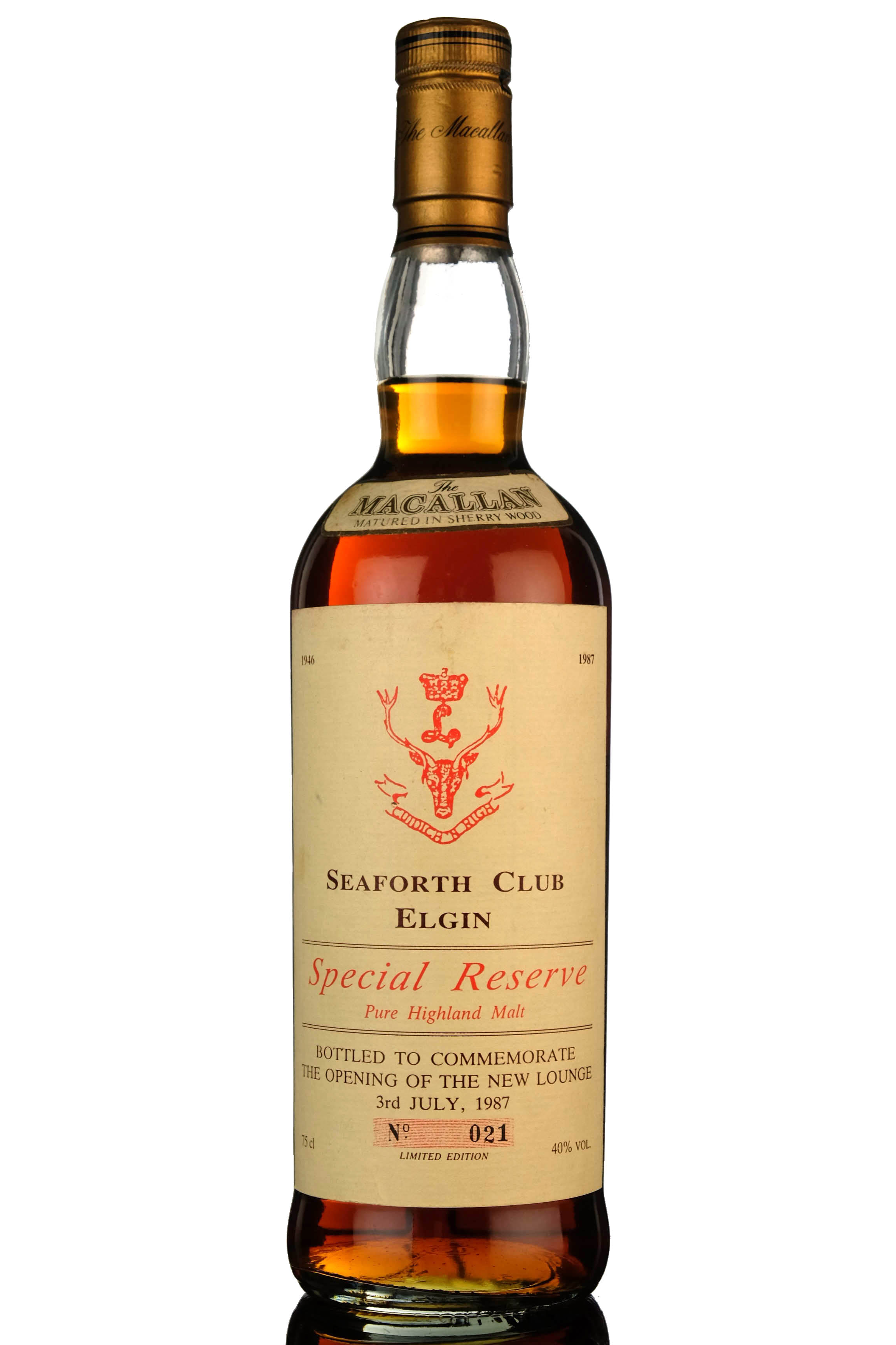 Macallan Seaforth Club Elgin