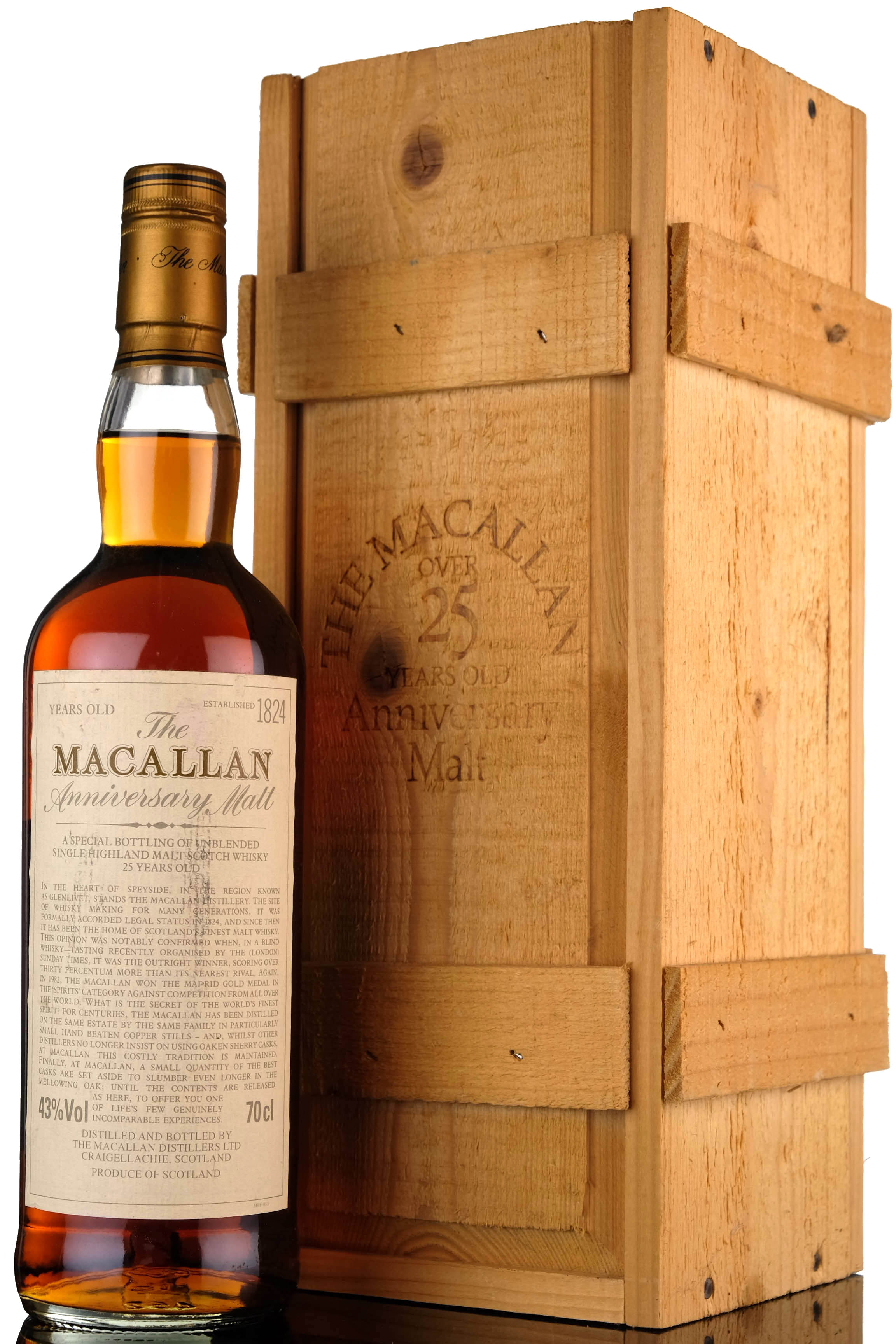 Macallan 25 Year Old - Anniversary Malt