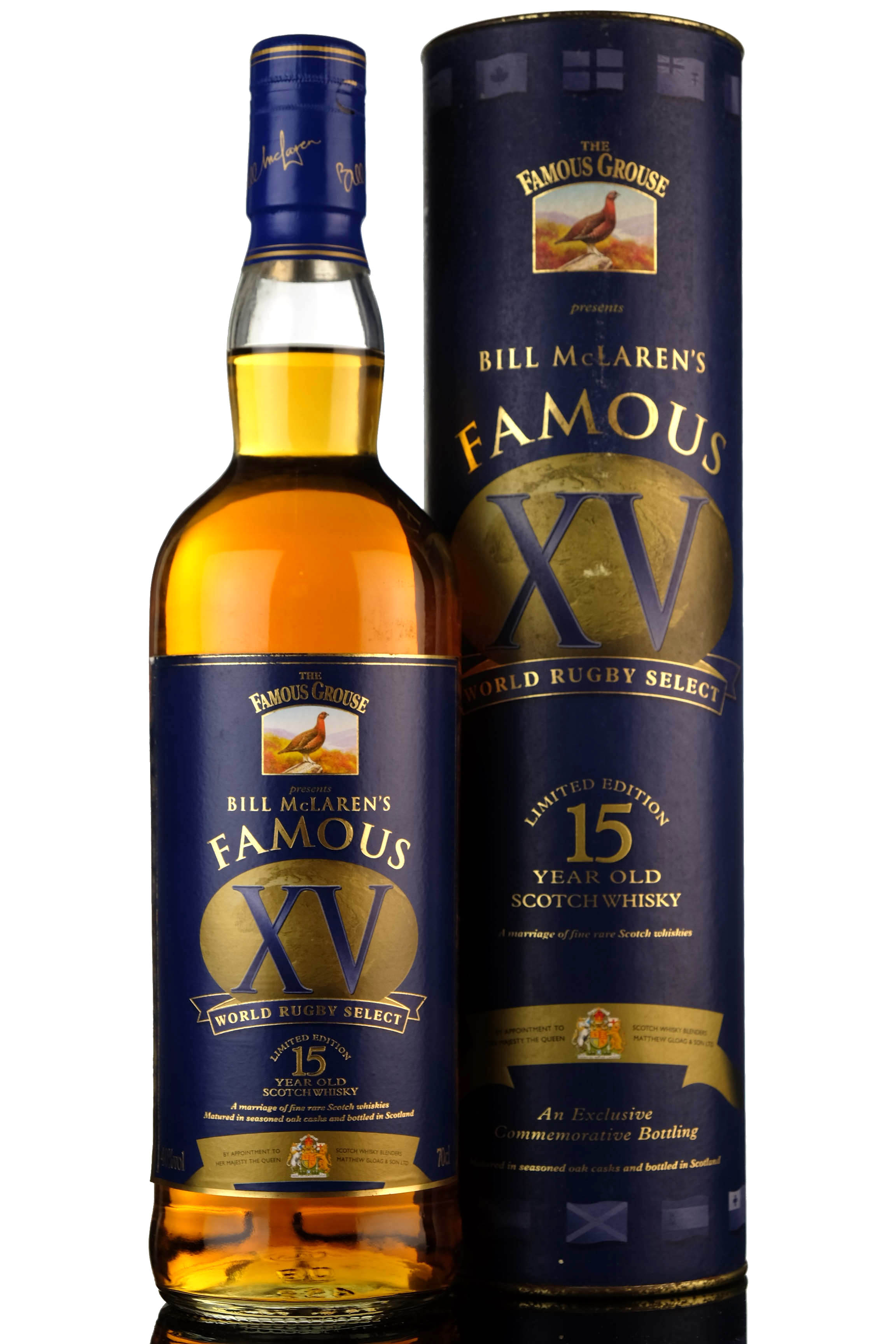 Famous Grouse 15 Year Old - Bill McLarens XV World Rugby Select