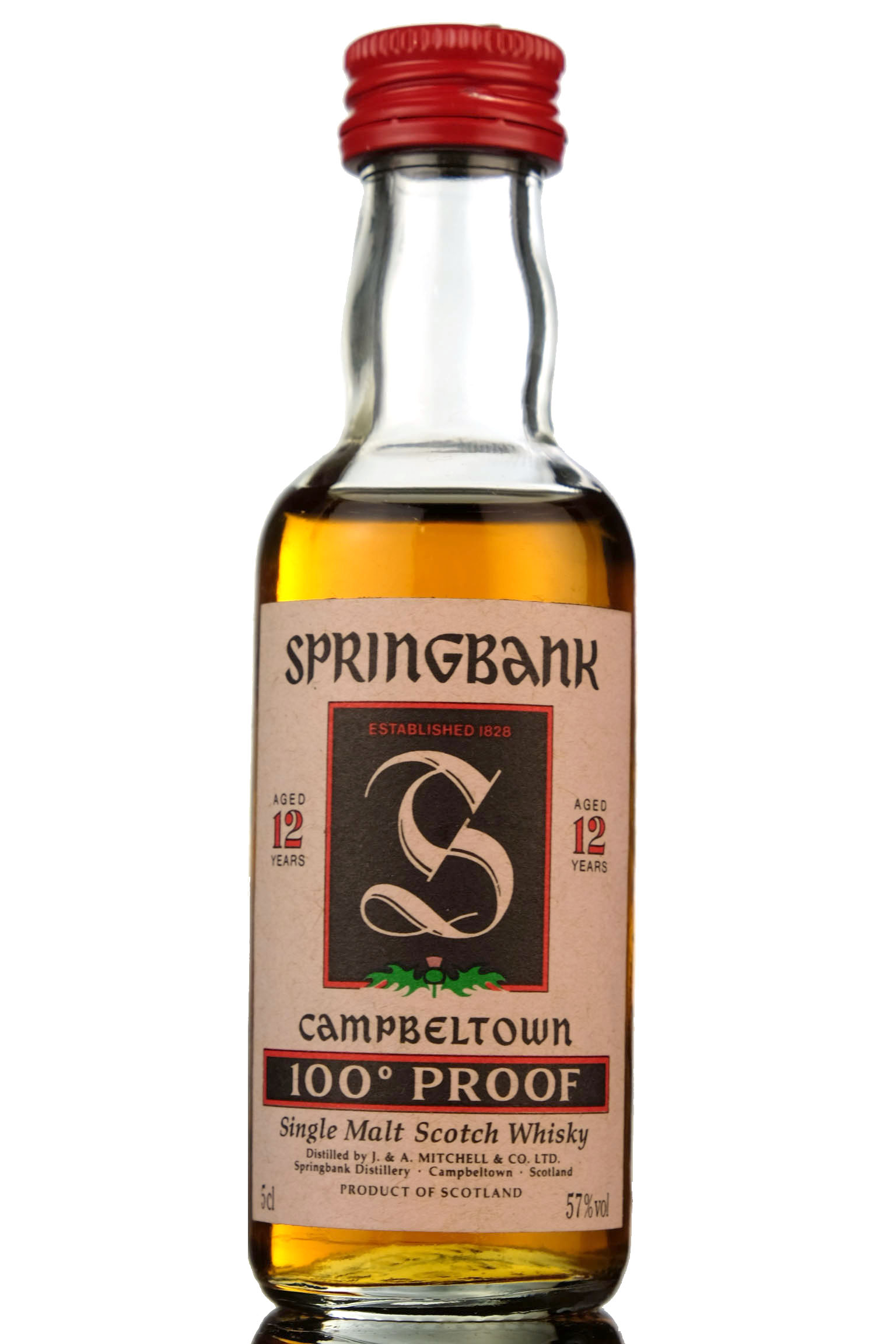 Springbank 12 Year Old - 100 Proof Miniature