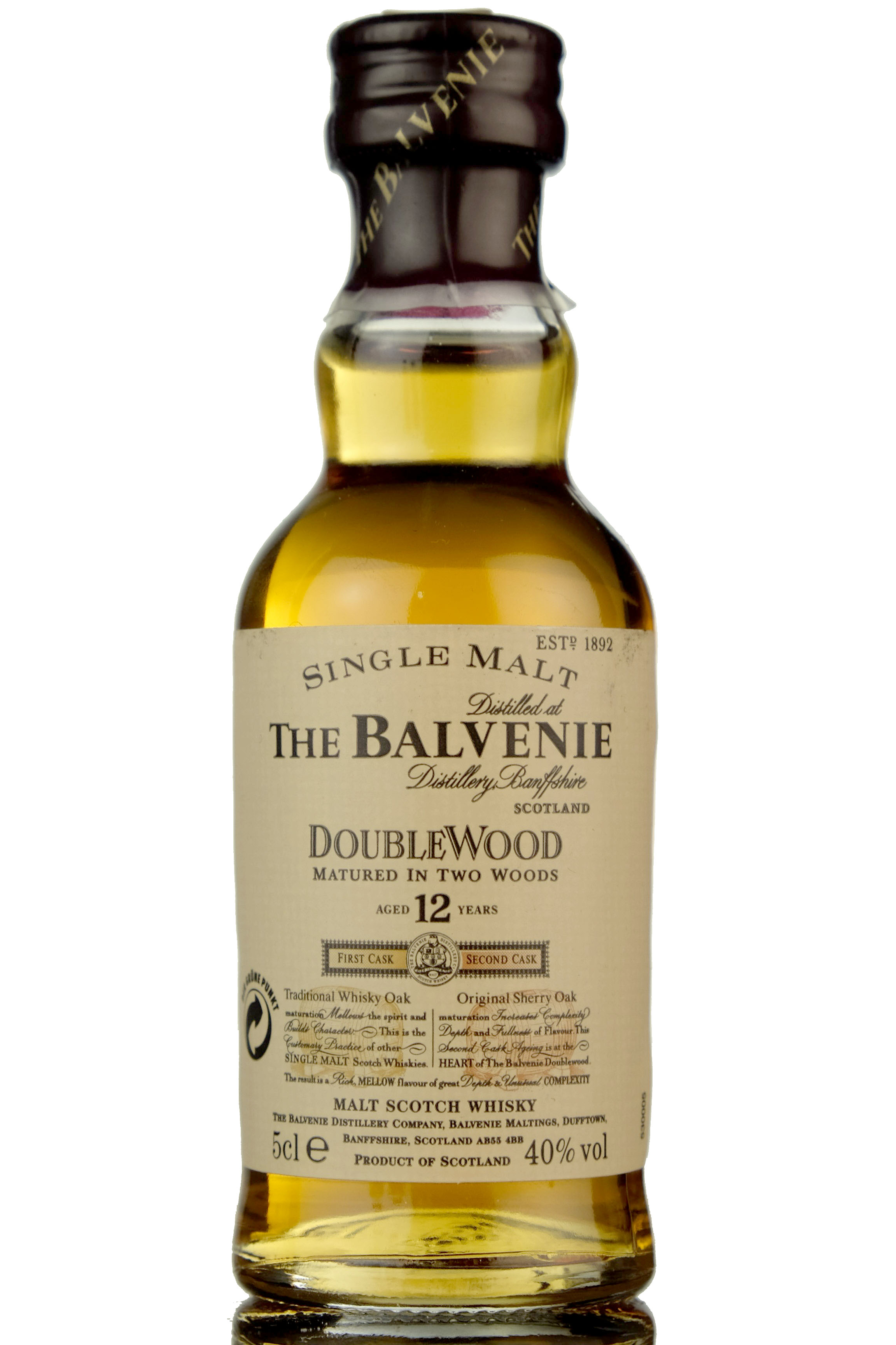 Balvenie 12 Year Old - Doublewood Miniature