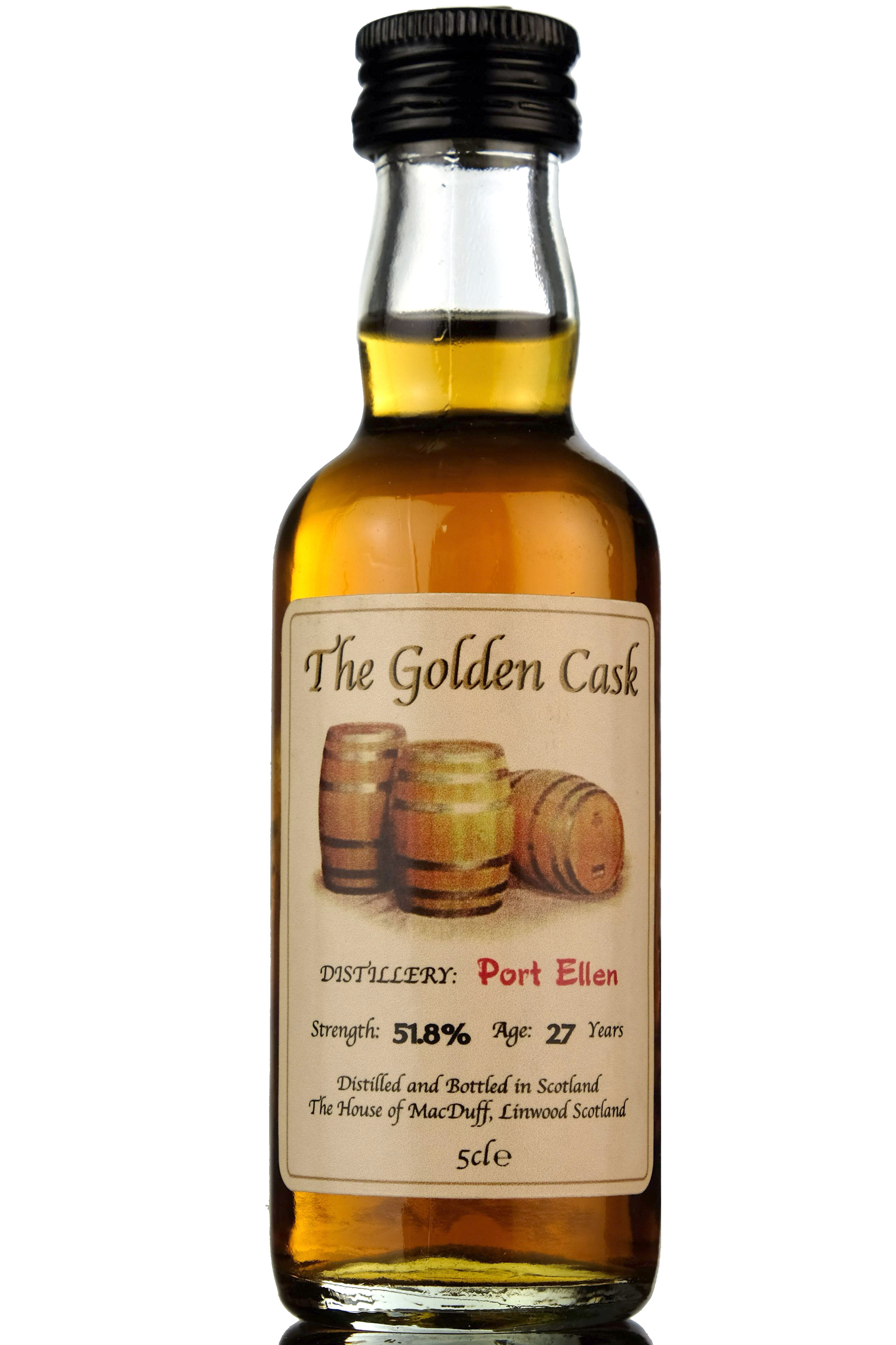Port Ellen 27 Year Old - The Golden Cask Miniature