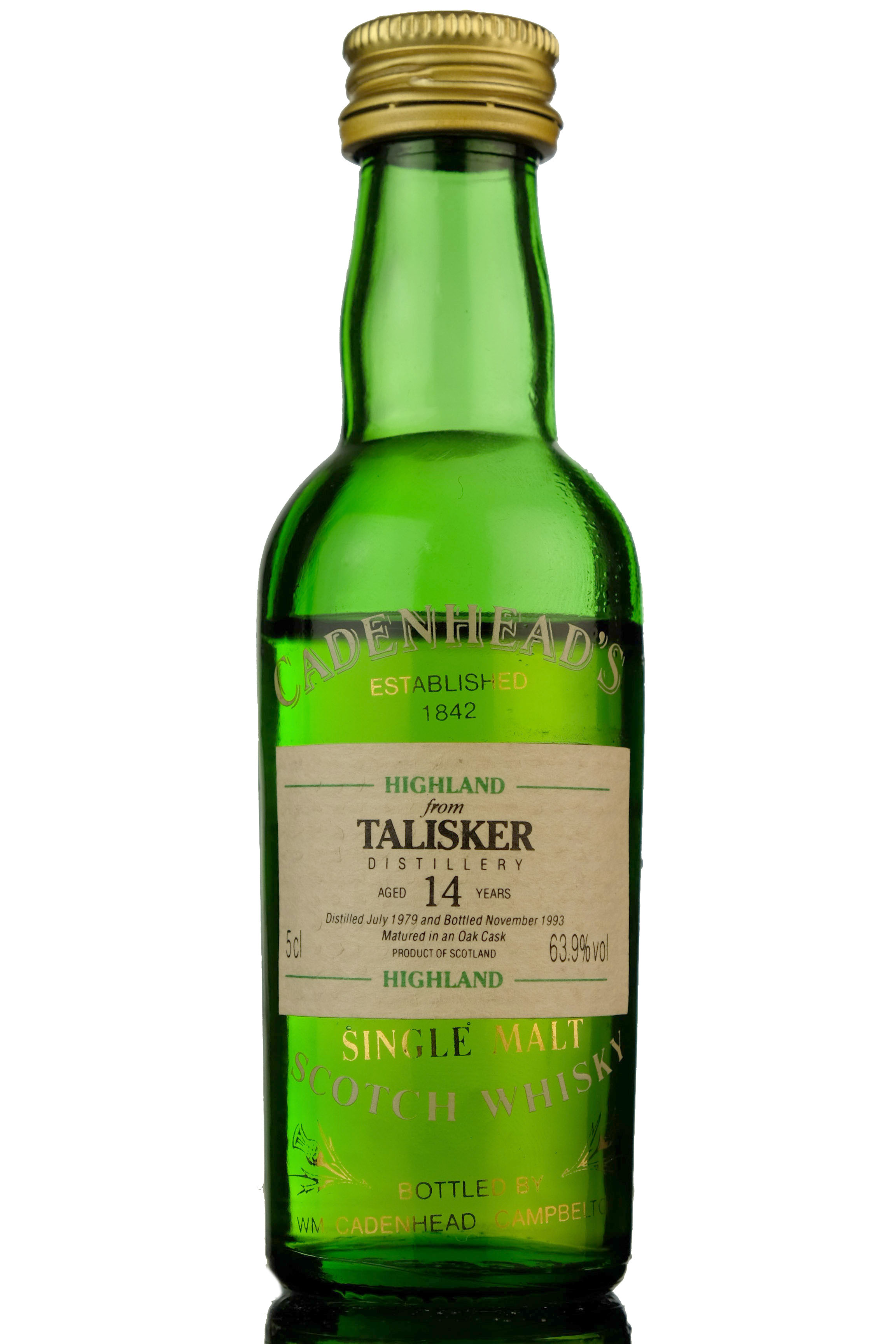 Talisker 1979-1993 - 14 Year Old - Cadenhead\'s Miniature