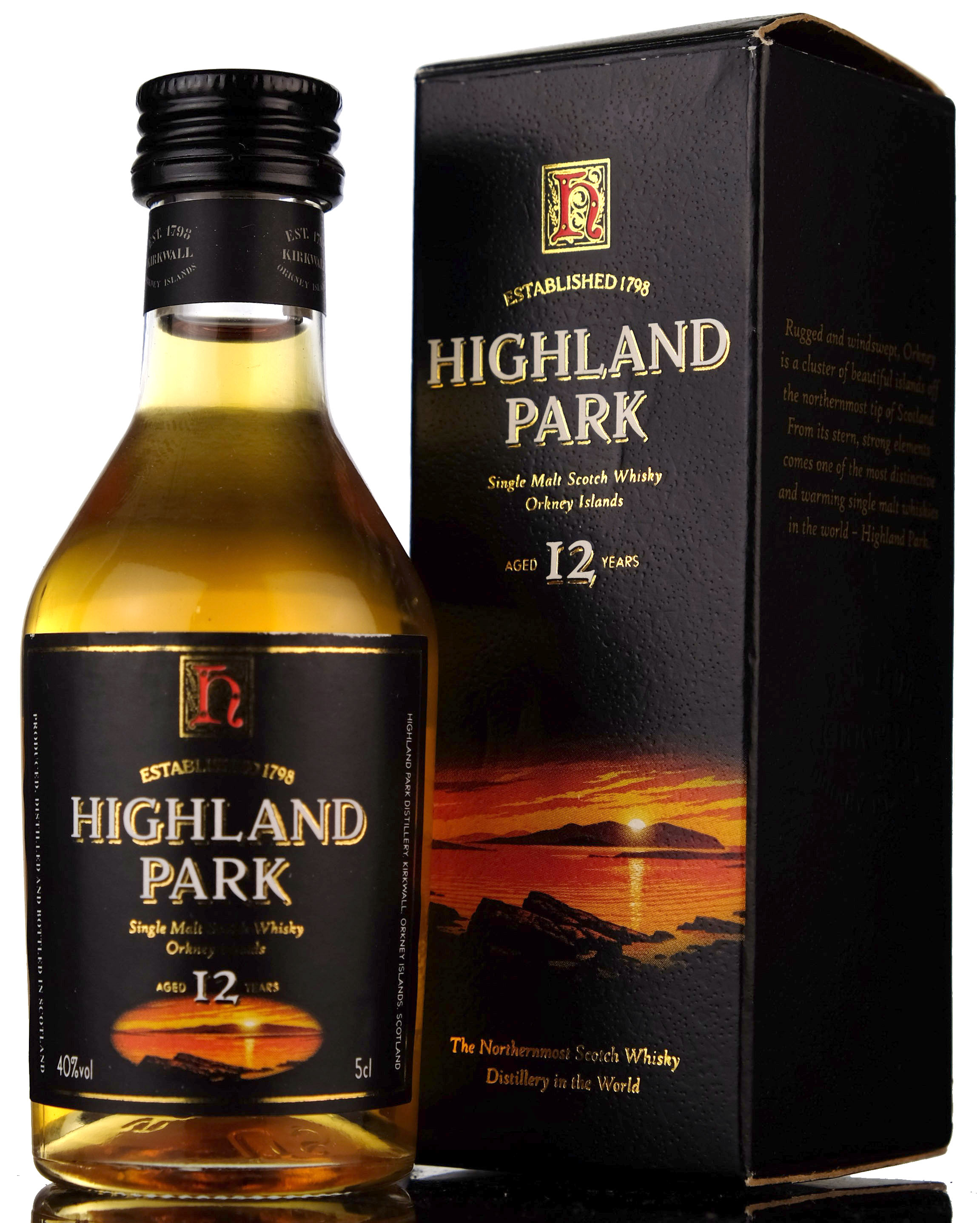 Highland Park 12 Year Old Miniature