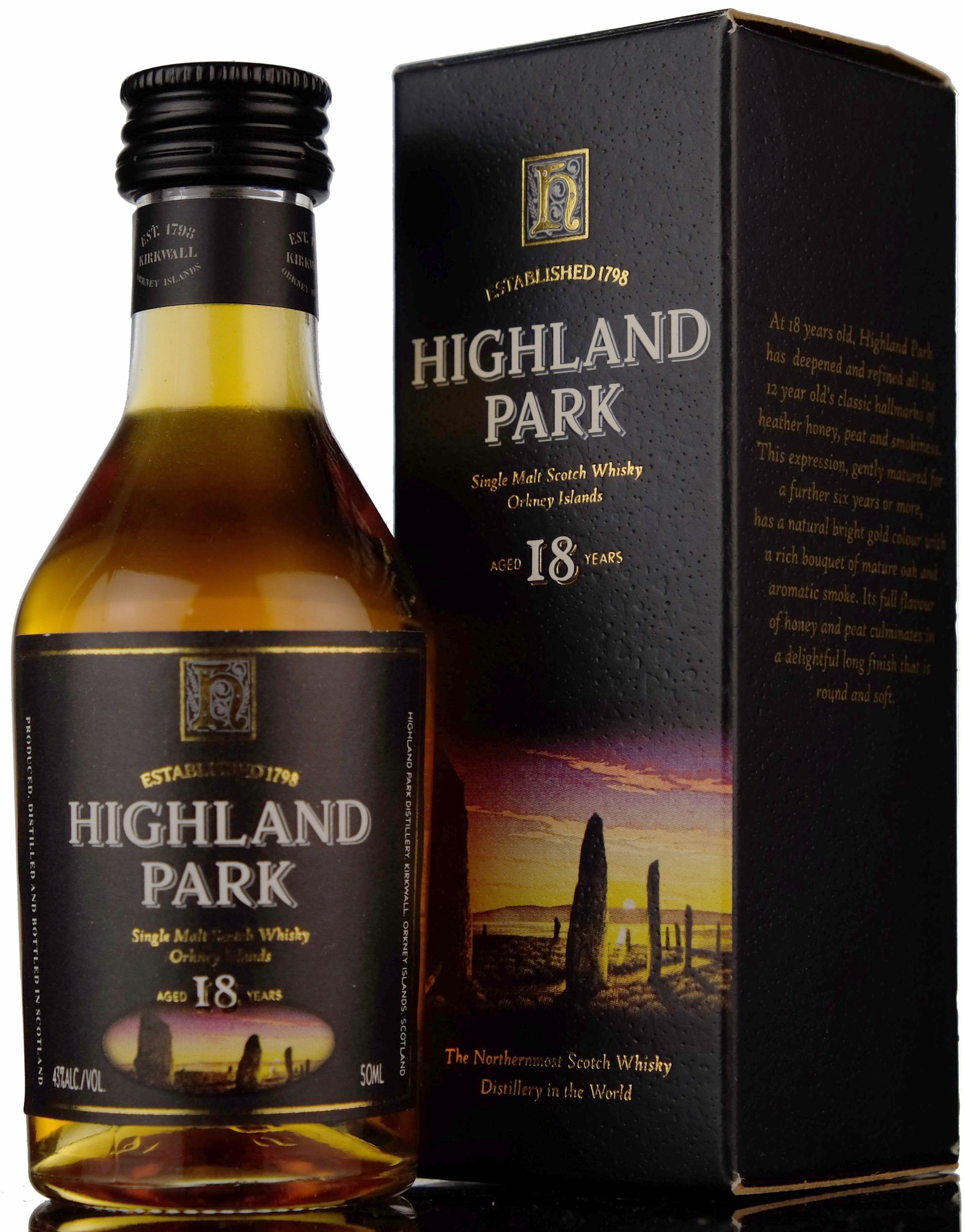 Highland Park 18 Year Old Miniature