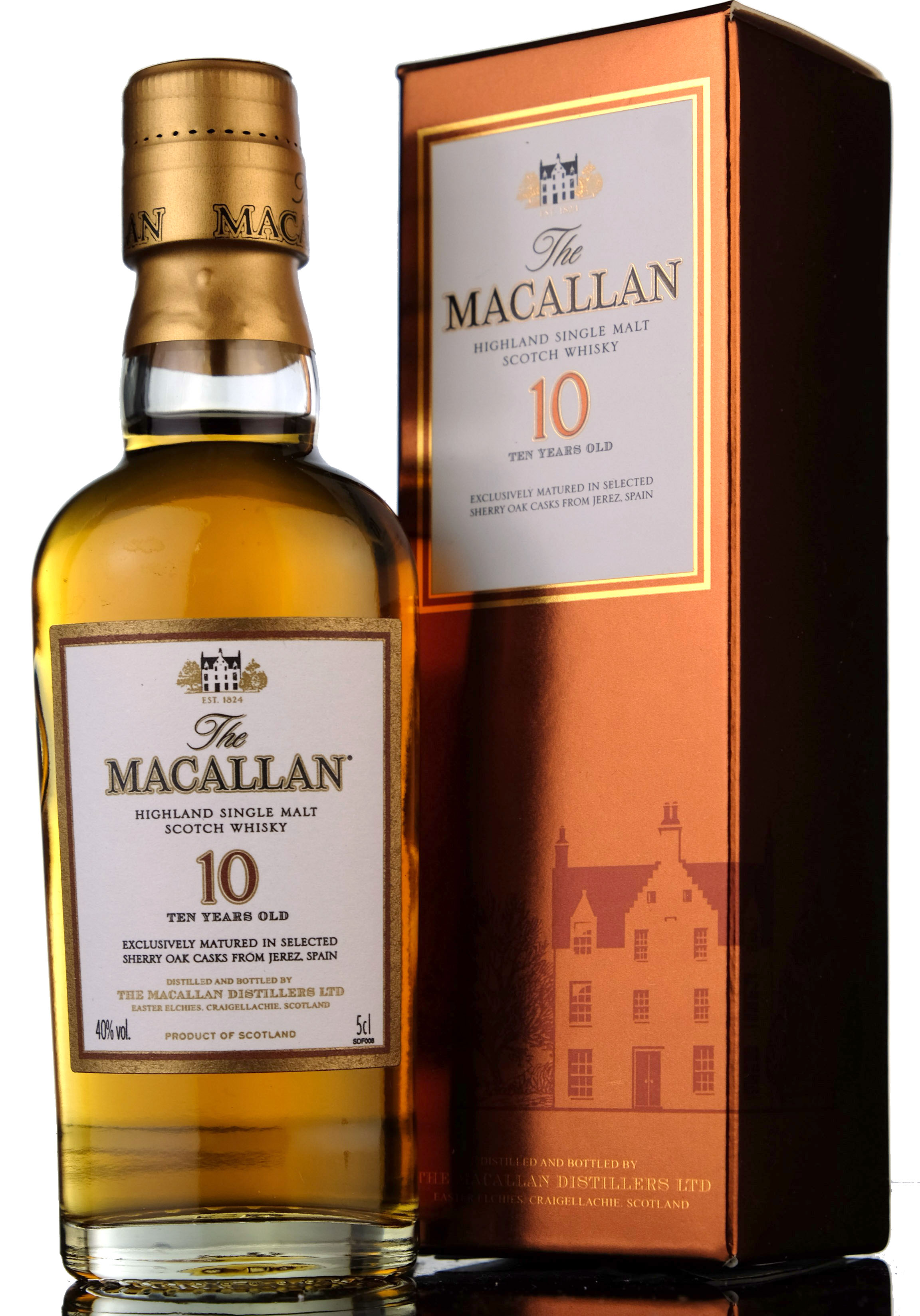 Macallan 10 Year Old - Miniature - Mid 2000s