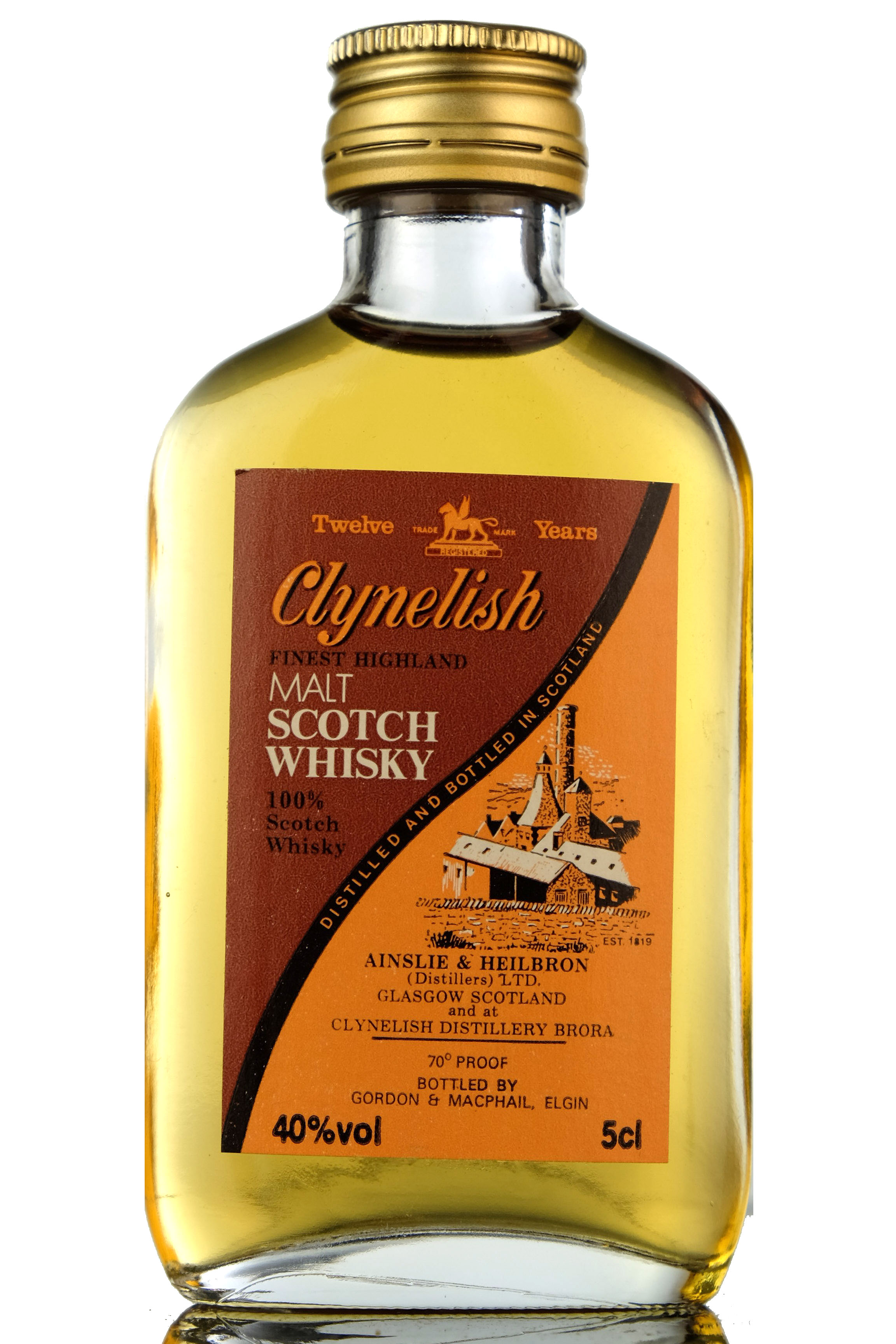 Clynelish 12 Year Old - Gordon & MacPhail - 70 Proof - Miniature