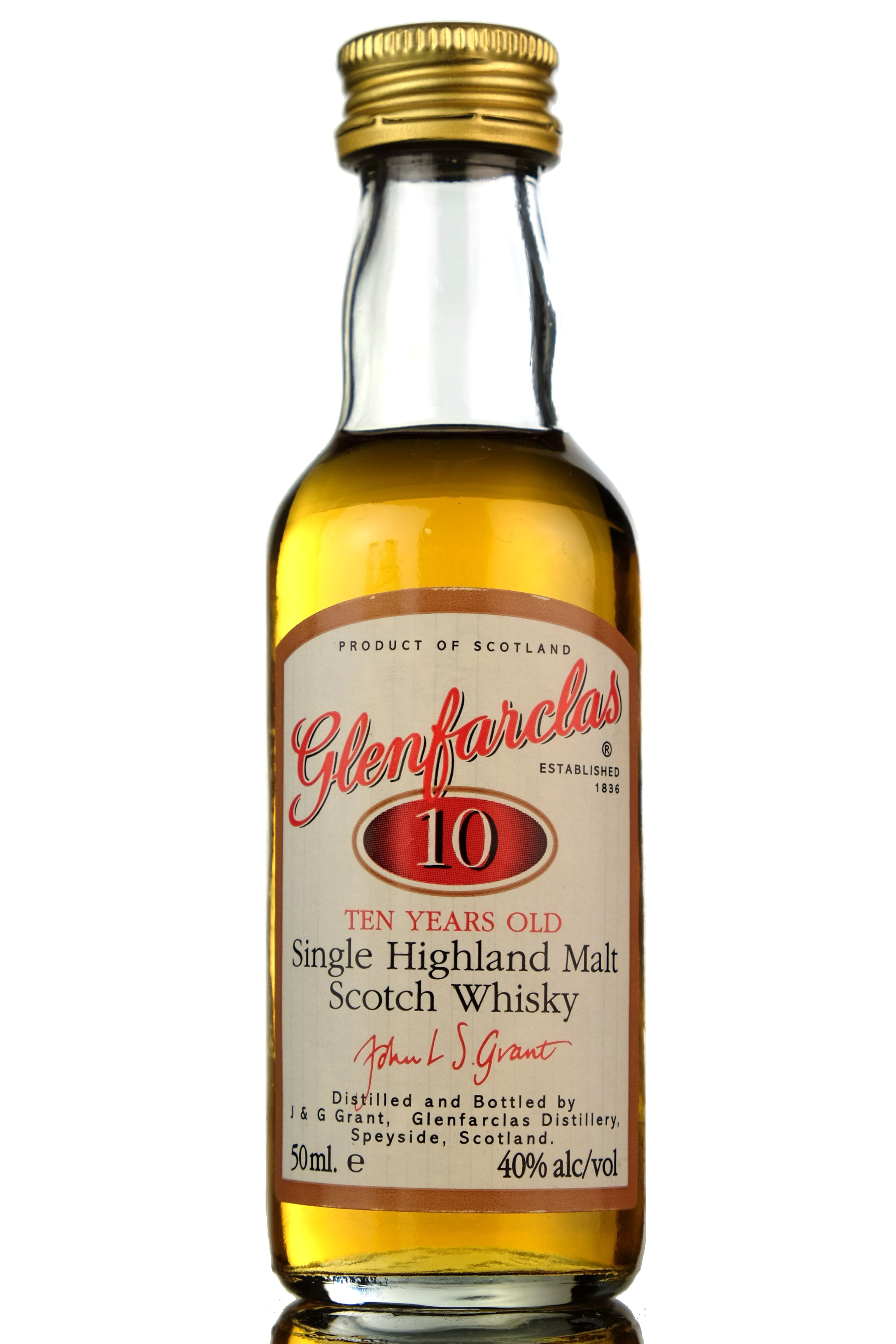 Glenfarclas 10 Year Old Miniature