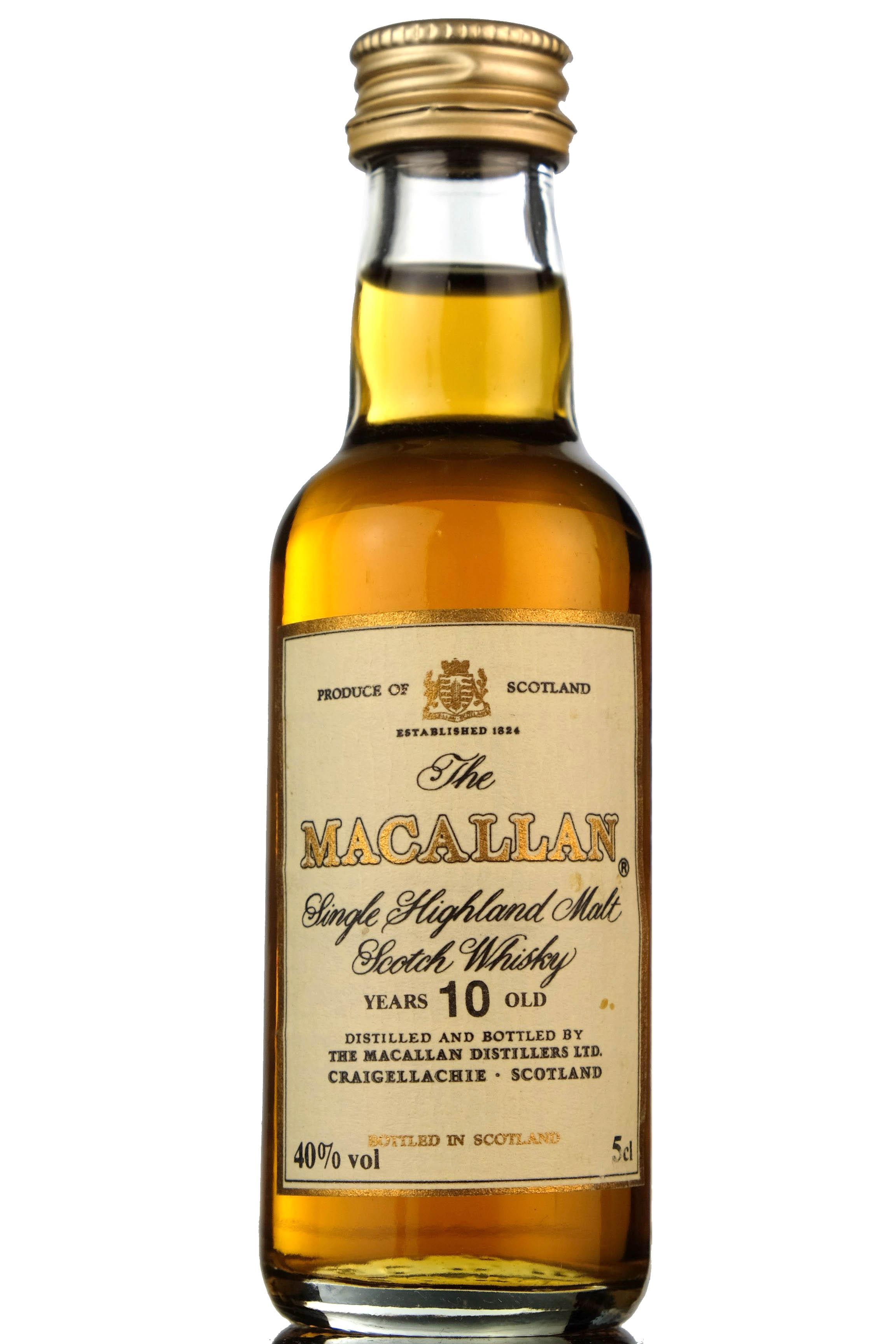 Macallan 10 Year Old Miniature