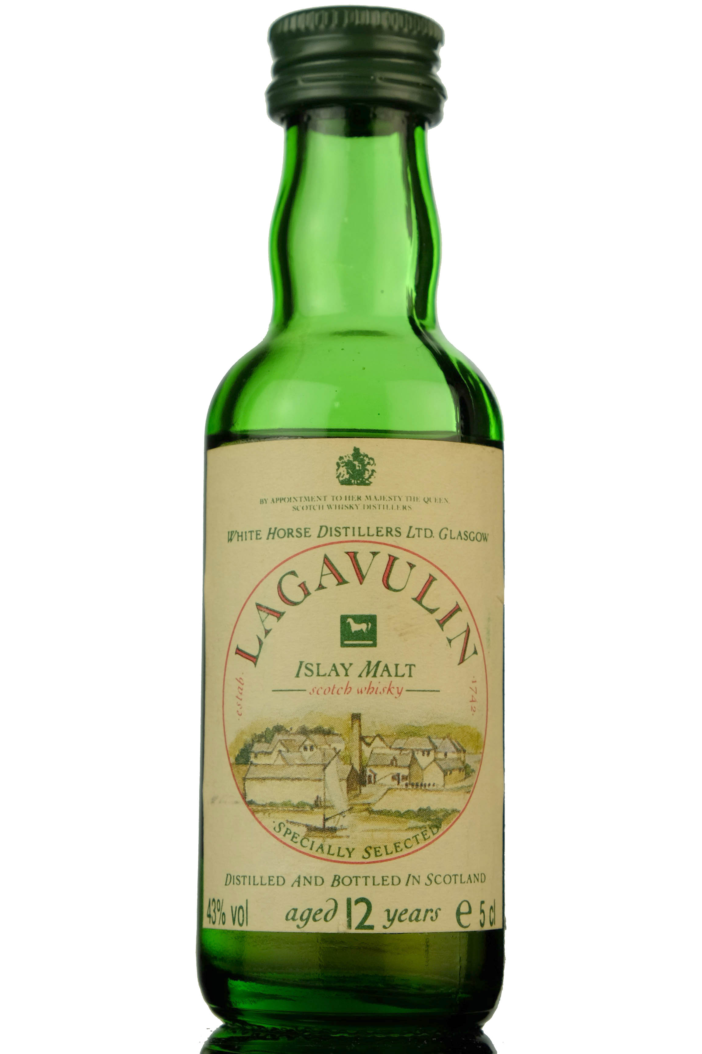 Lagavulin 12 Year Old - White Horse Miniature