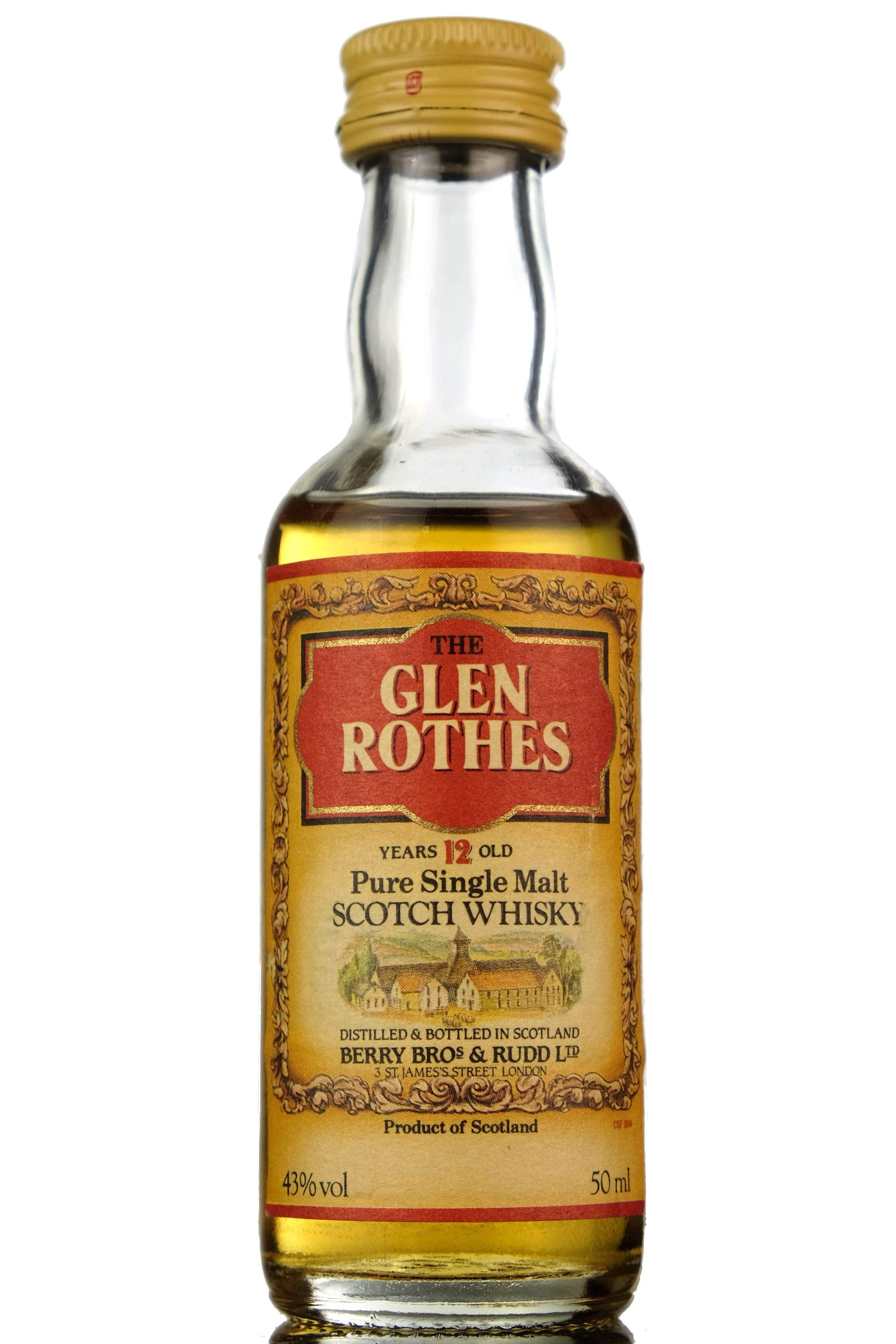 Glen Rothes 12 Year Old Miniature