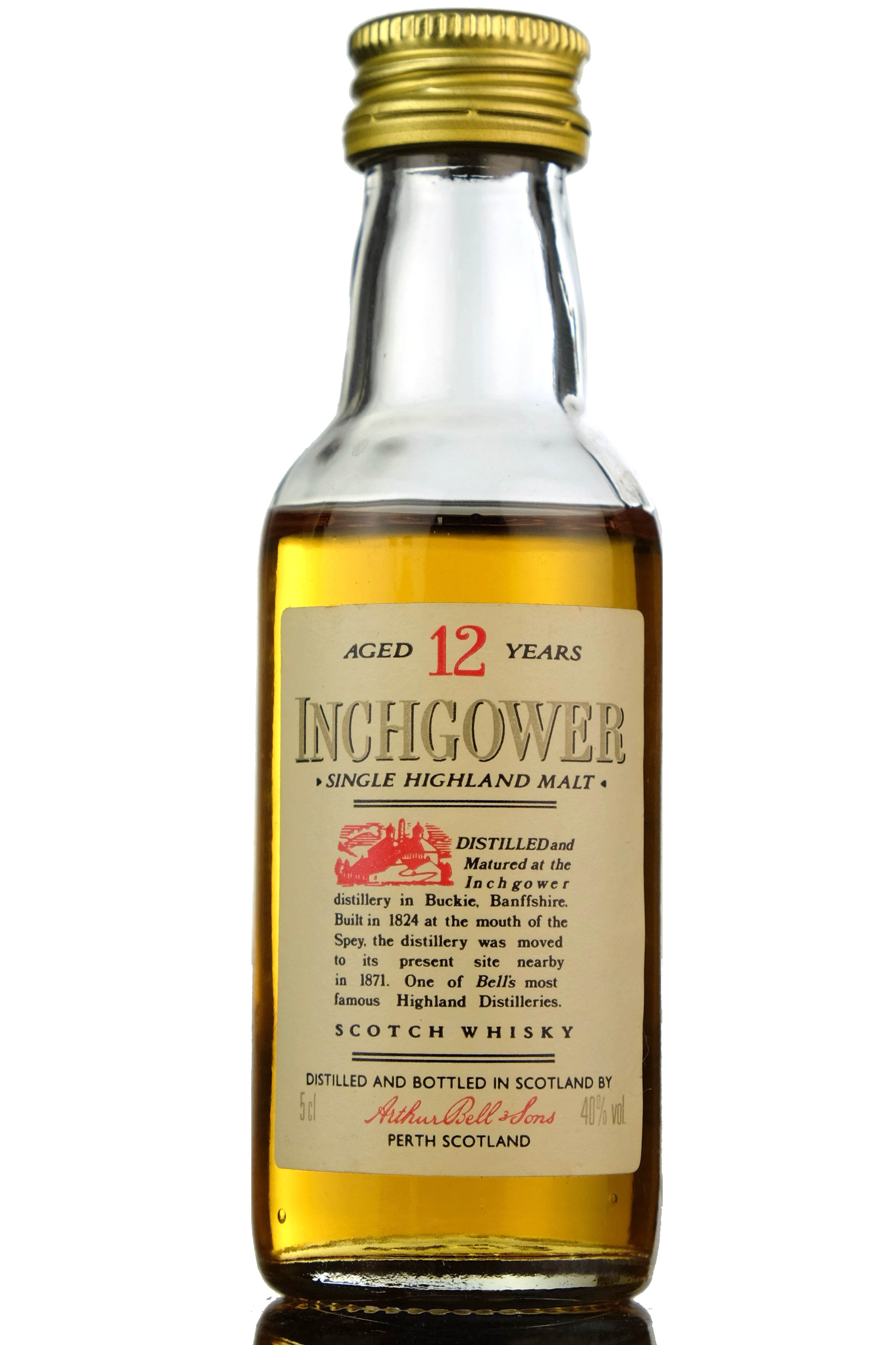 Inchgower 12 Year Old Miniature