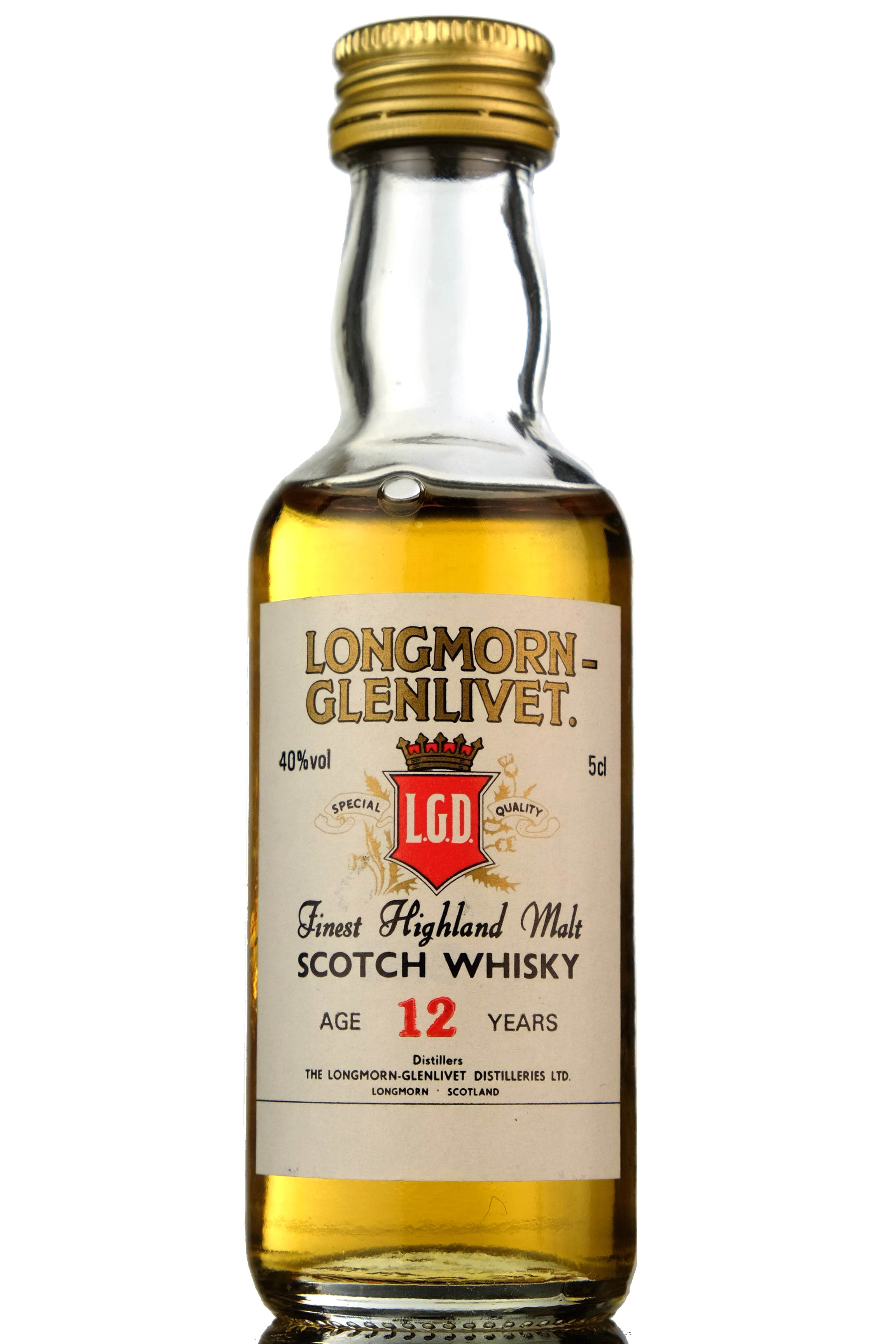 Longmorn-Glenlivet 12 Year Old - Gordon & MacPhail Miniature