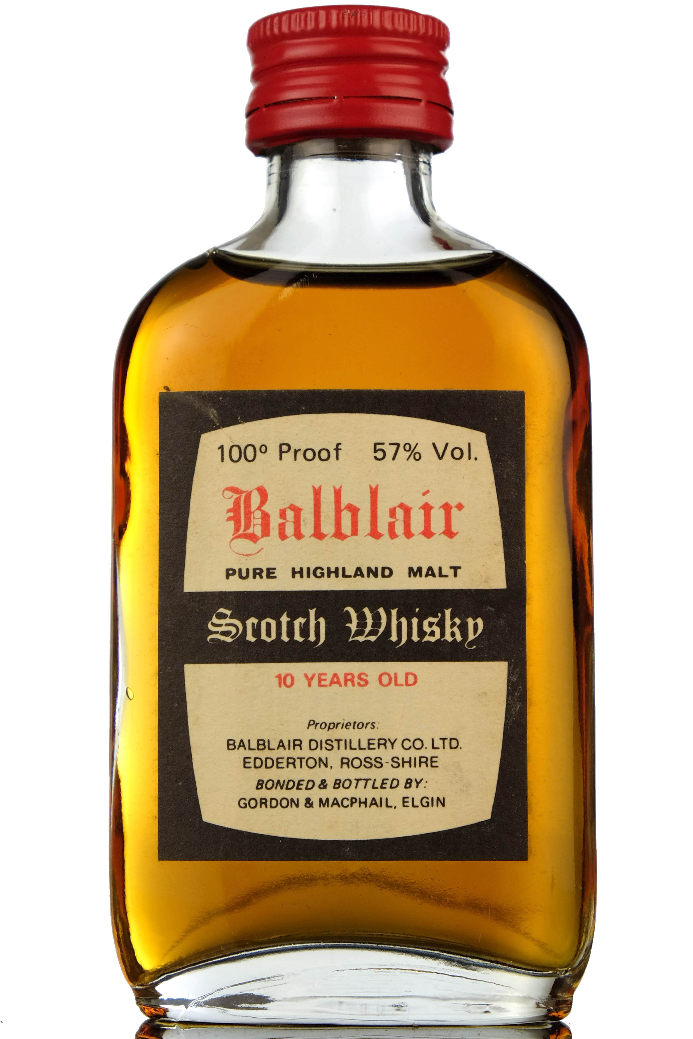 Balblair 10 Year Old - 100 Proof - Gordon & MacPhail Miniature