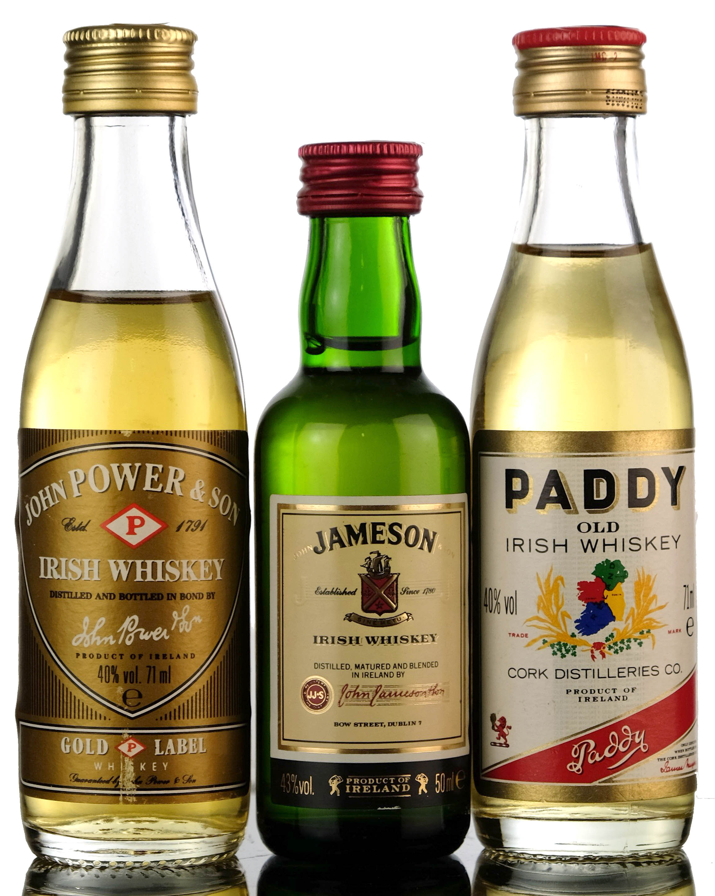 3 x Assorted Irish Miniatures