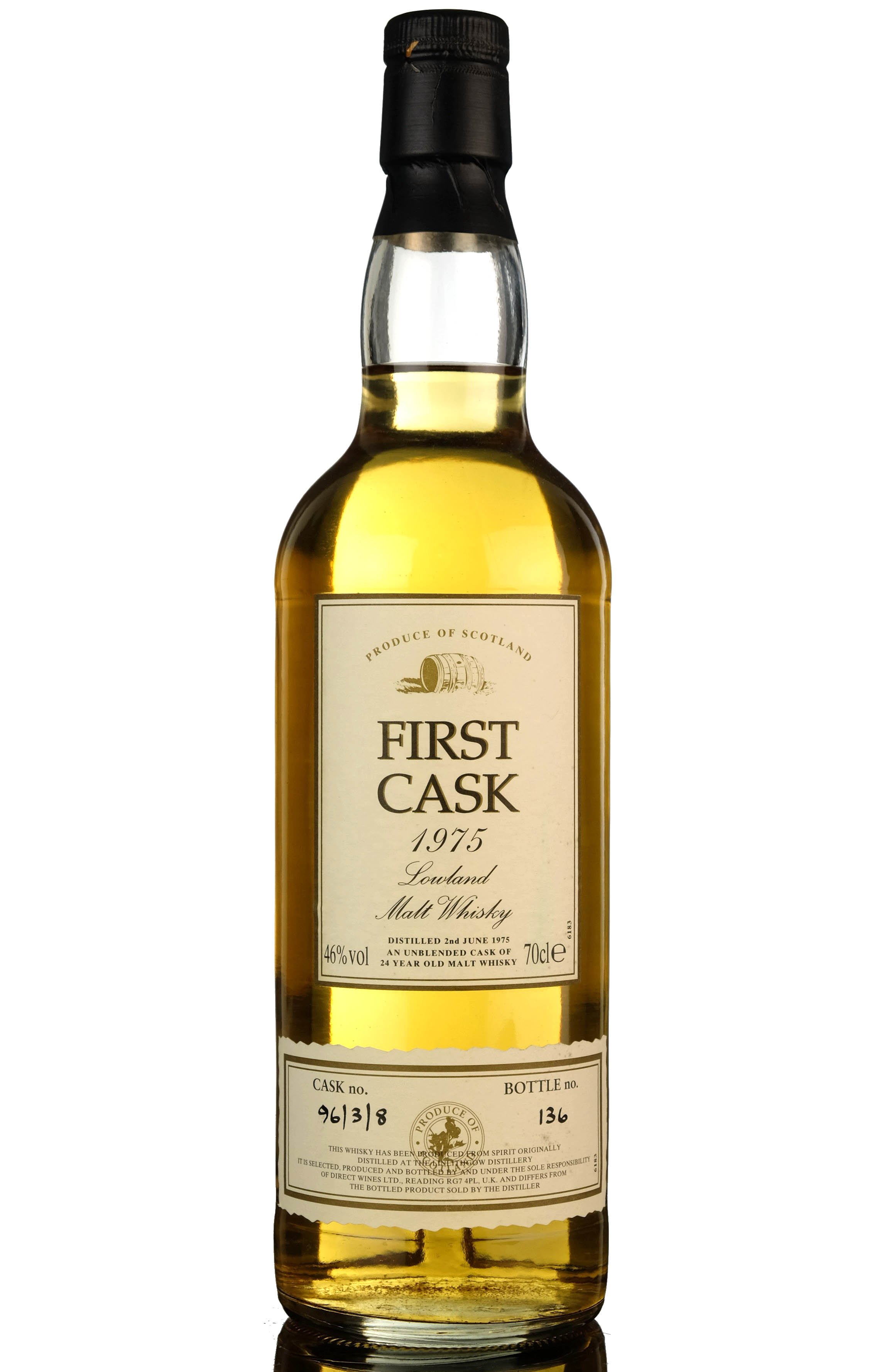 Linlithgow 1975 - 24 Year Old - First Cask 96/3/8